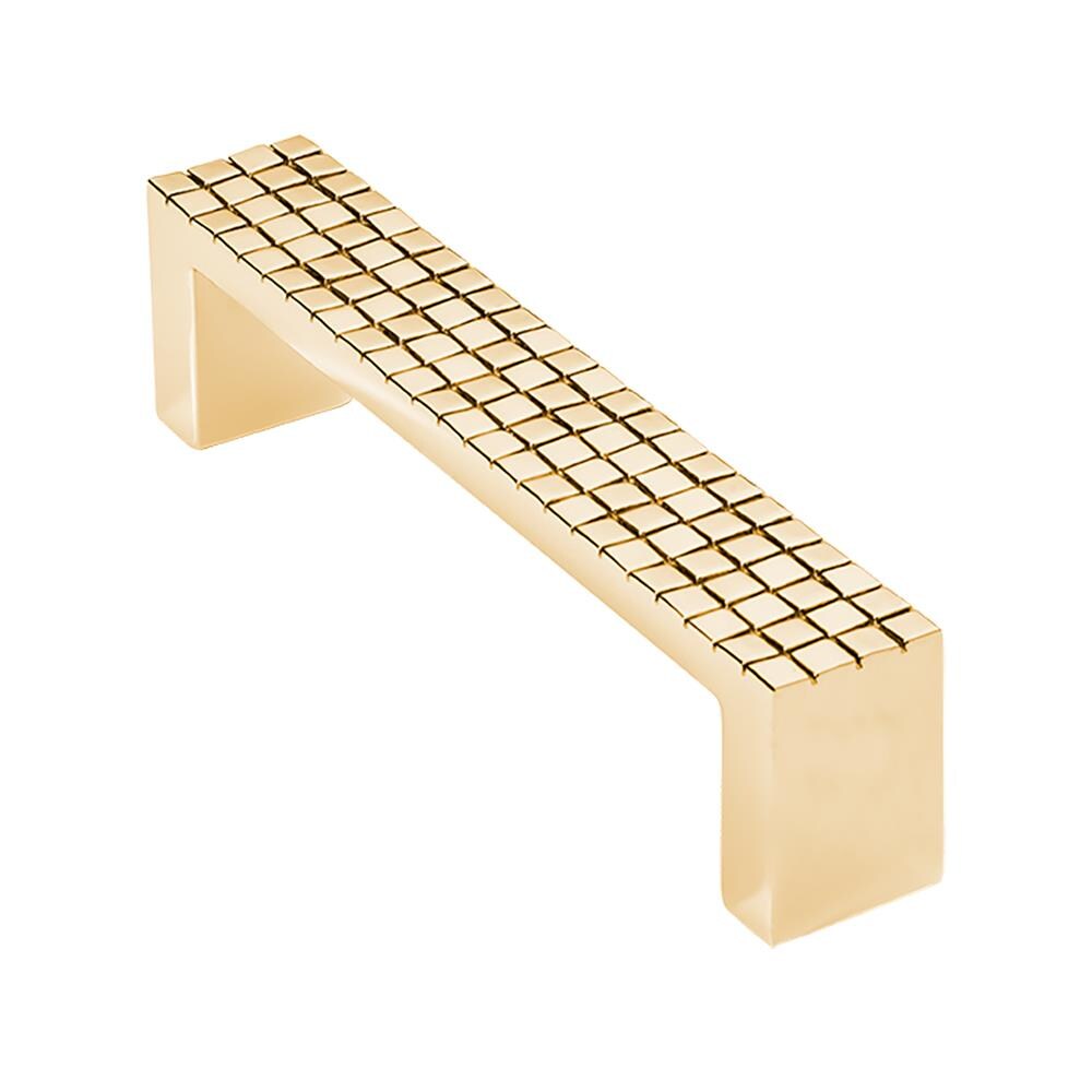 Wisdom Stone 410096GP Trousdale 3-3/4-in , 96mm Center to Center Polished Gold Rectangular Bar Drawer Pulls