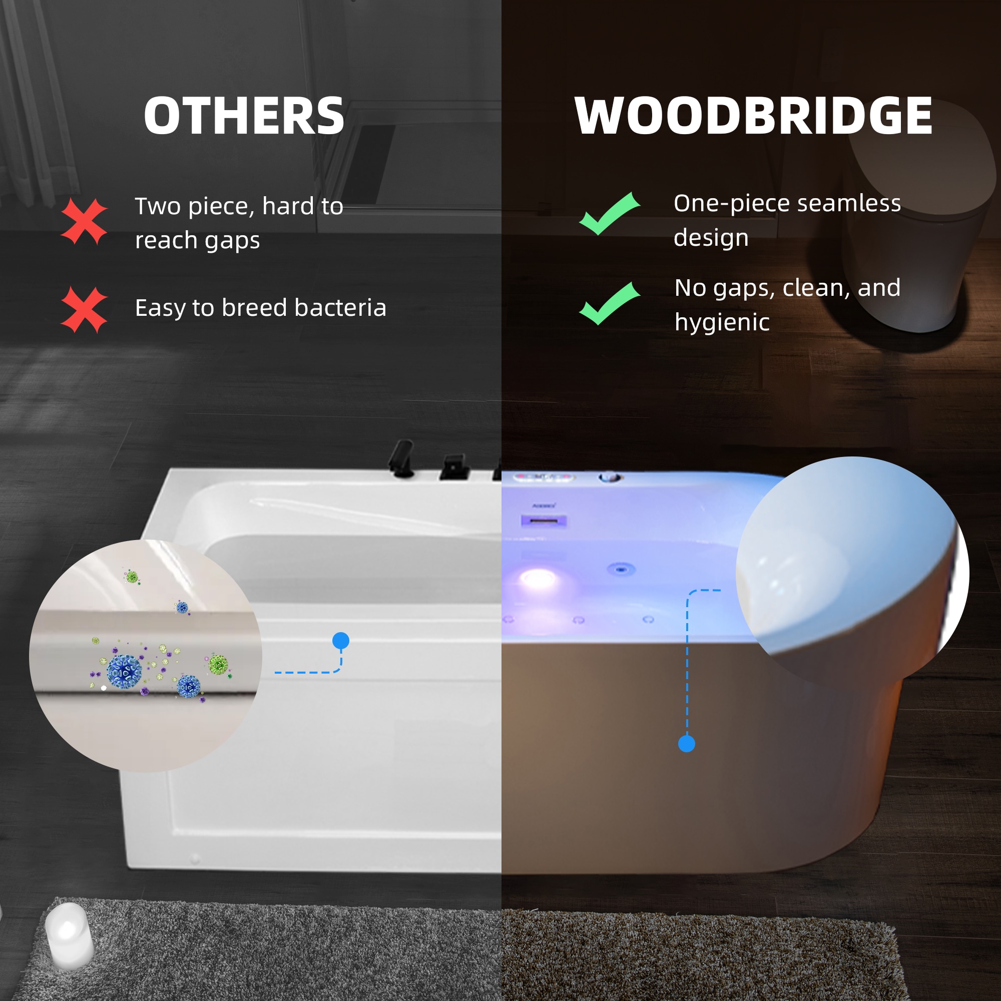 Woodbridge LB610 bathtubs - View #10