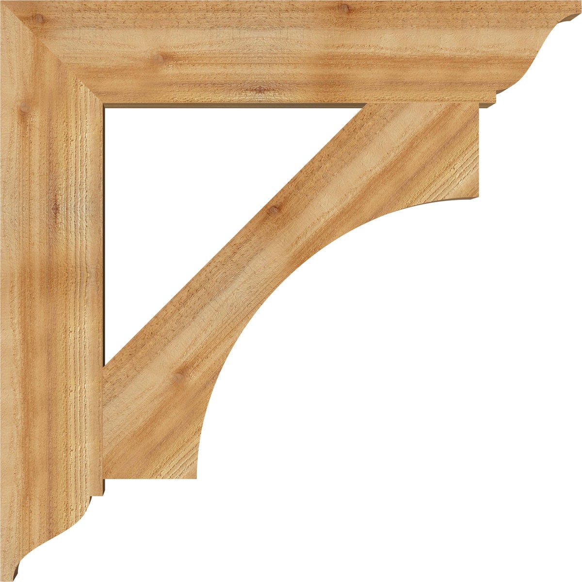 Ekena Millwork BKT06X34X34WTL01RWR Exterior-Brackets-Braces - View #3