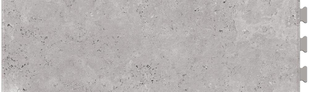 Perfection Floor Tile NS585SR55S (Sample) Travertine Collection Silver/Satin Silver Patterned look 20-mil Water Resistant Interlocking Vinyl Tile