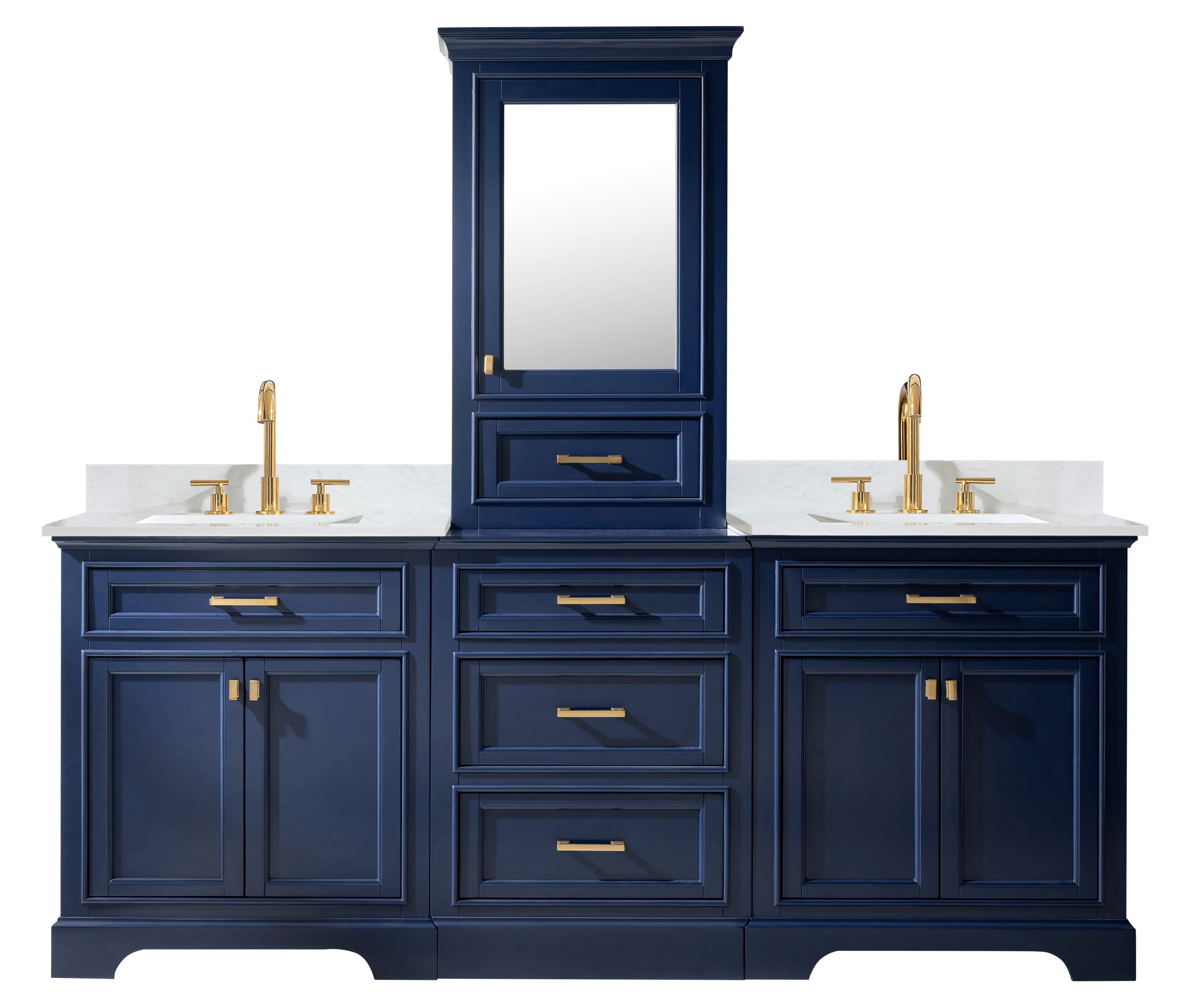 Design Element ML-96MC-BLU Bath-Vanity-Combo - View #13