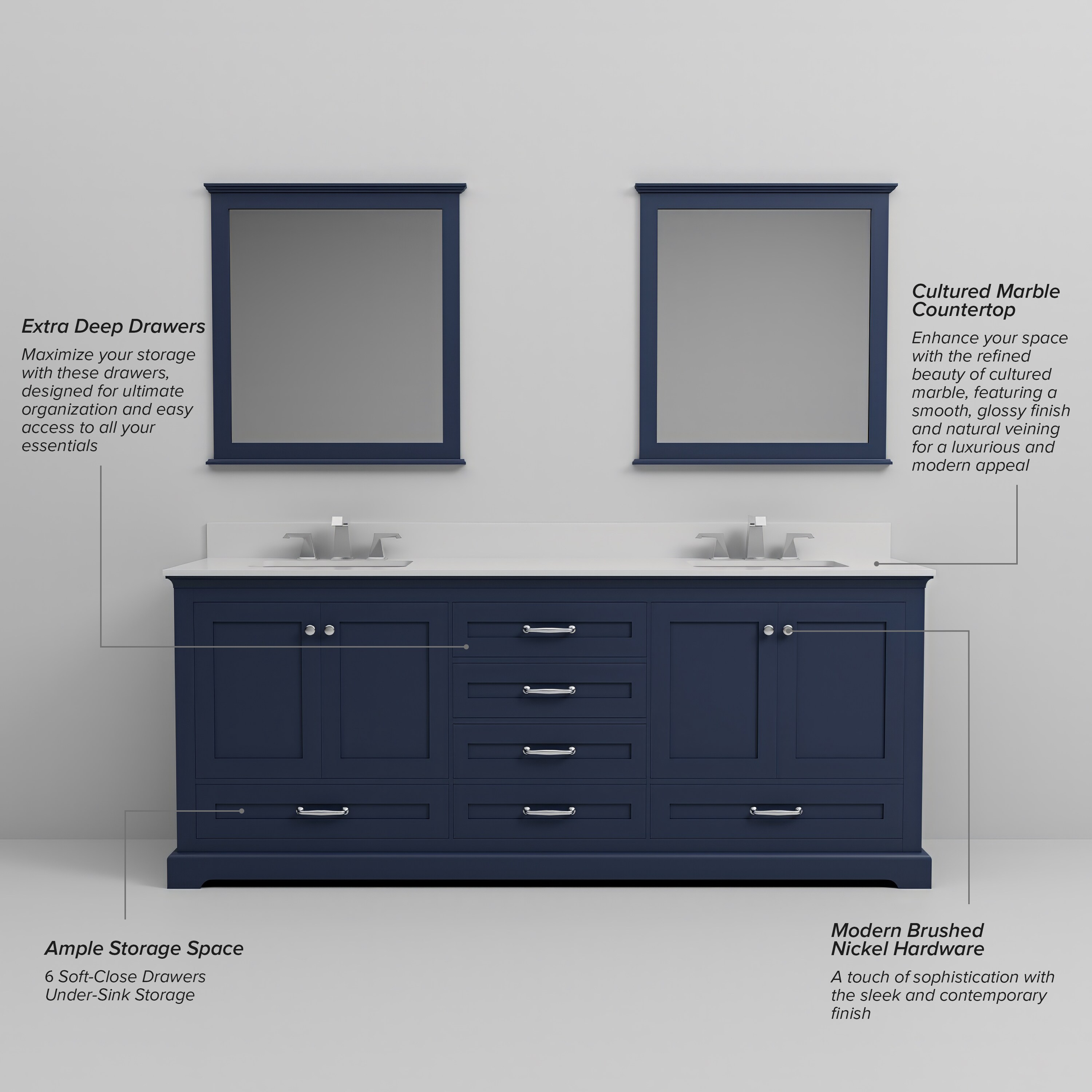 Lexora LVD80DE311 Bath-Vanity-Combo - View #8