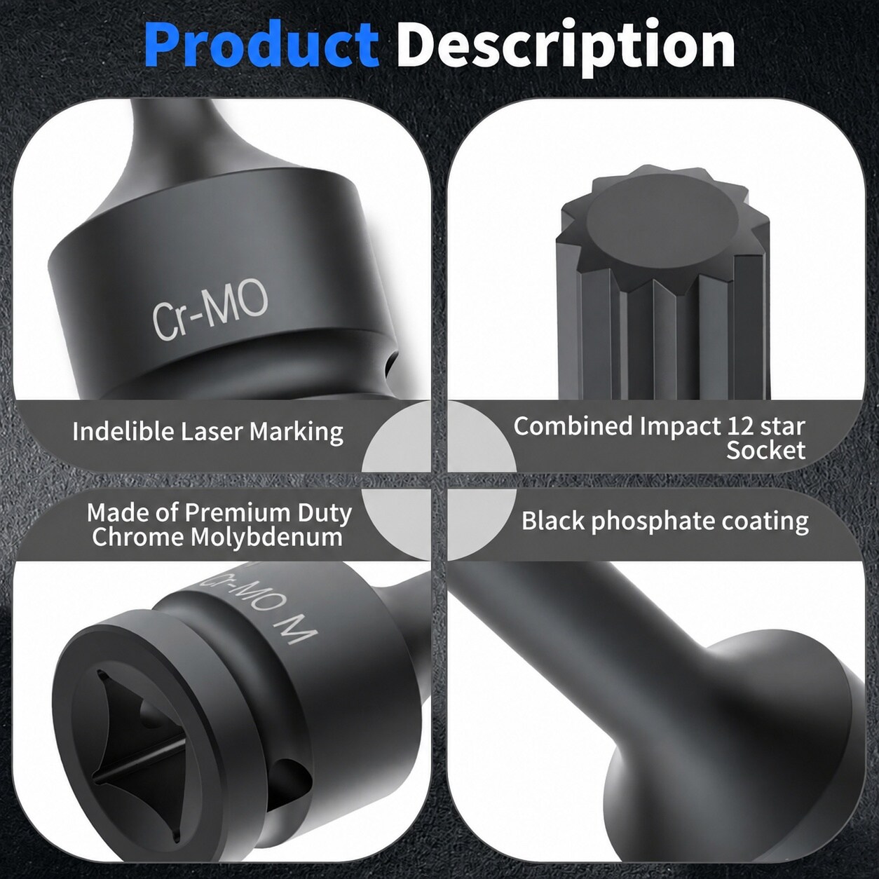 KHKFY LKH0827B490 Drive-Tool-Socket-Accessories - View #4