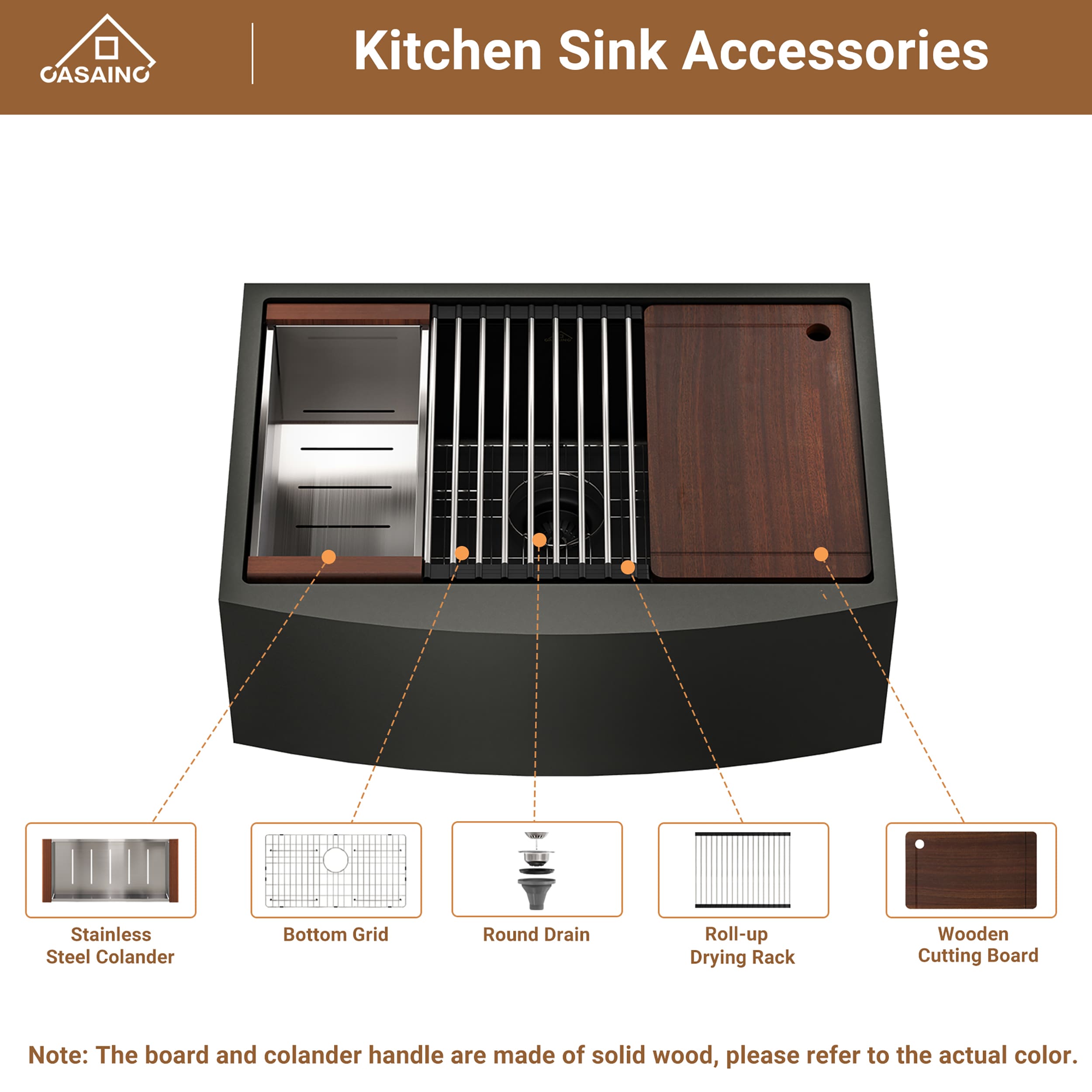 CASAINC SL-LAS3622A1 Kitchen-Sinks - View #6