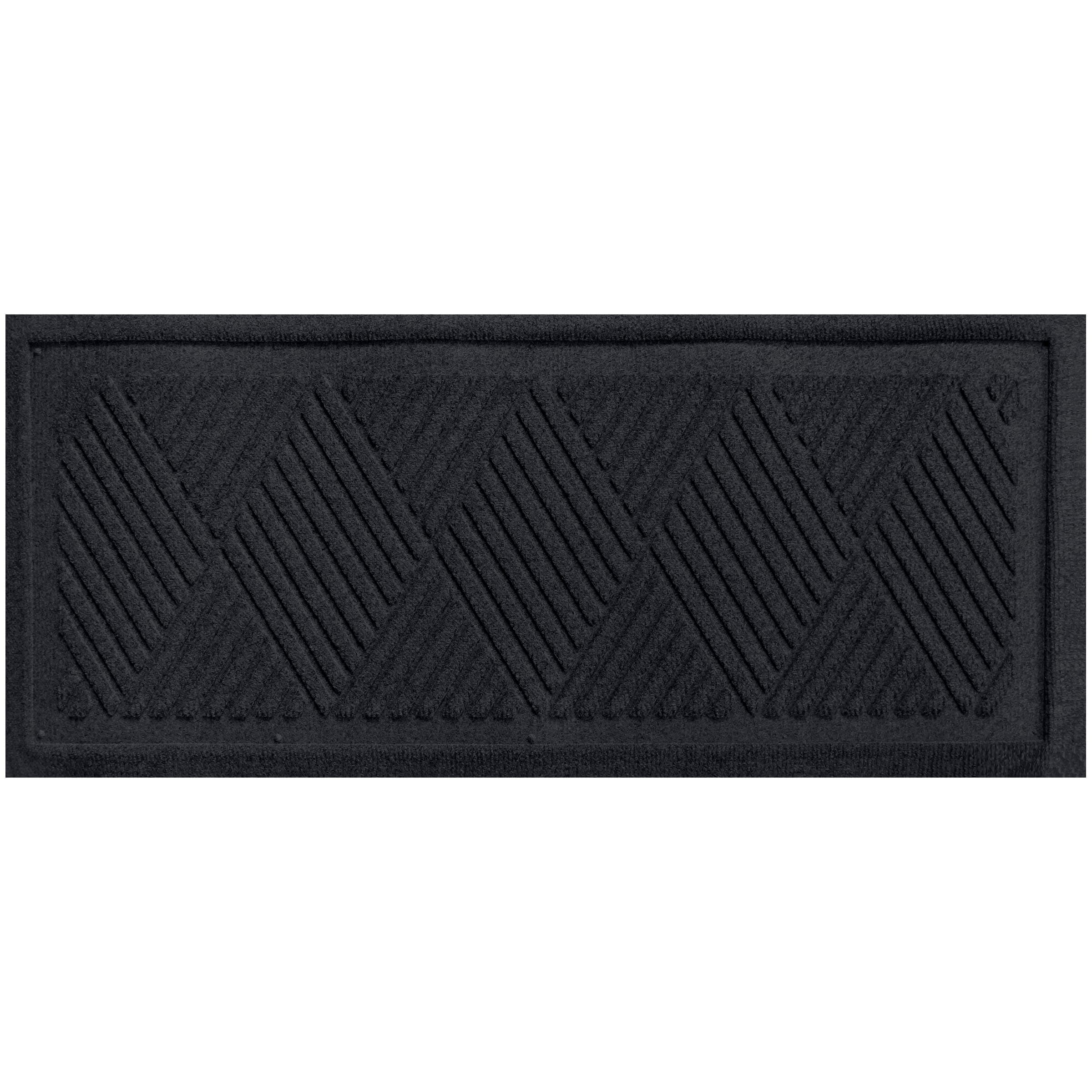 WaterHog 2-ft x 3-ft Dark Brown Rectangular Indoor or Outdoor Decorative  Boot Tray in the Mats department at