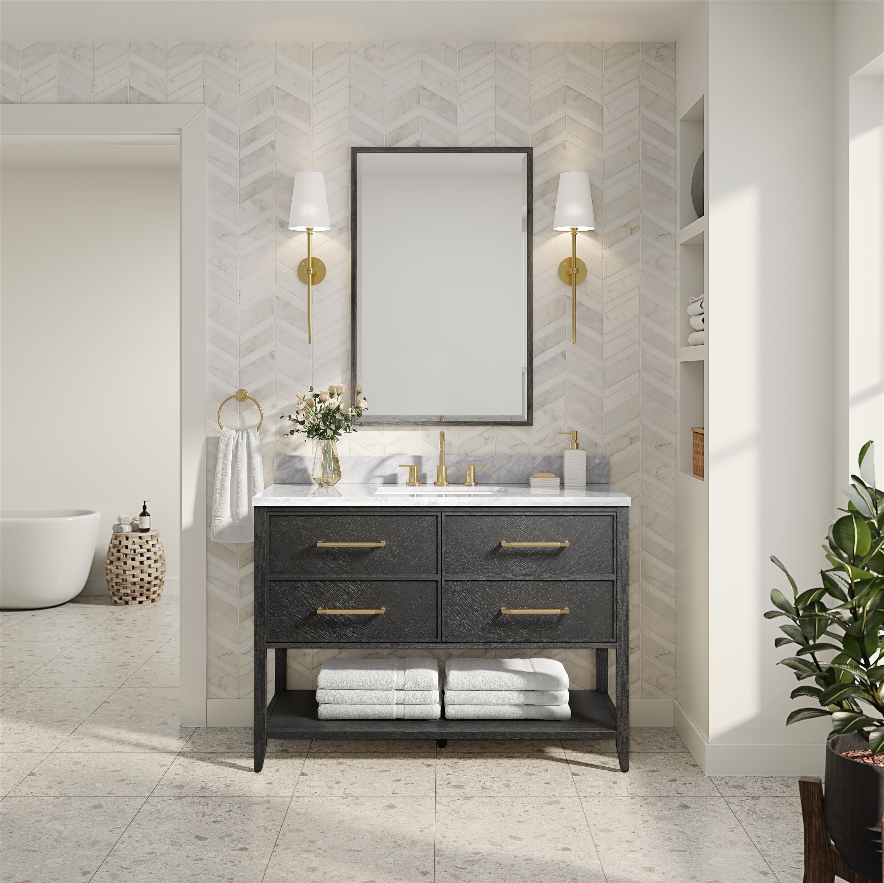 Origin 21 3055VTC-48-256-900L Bath-Vanity-Combo - View #3