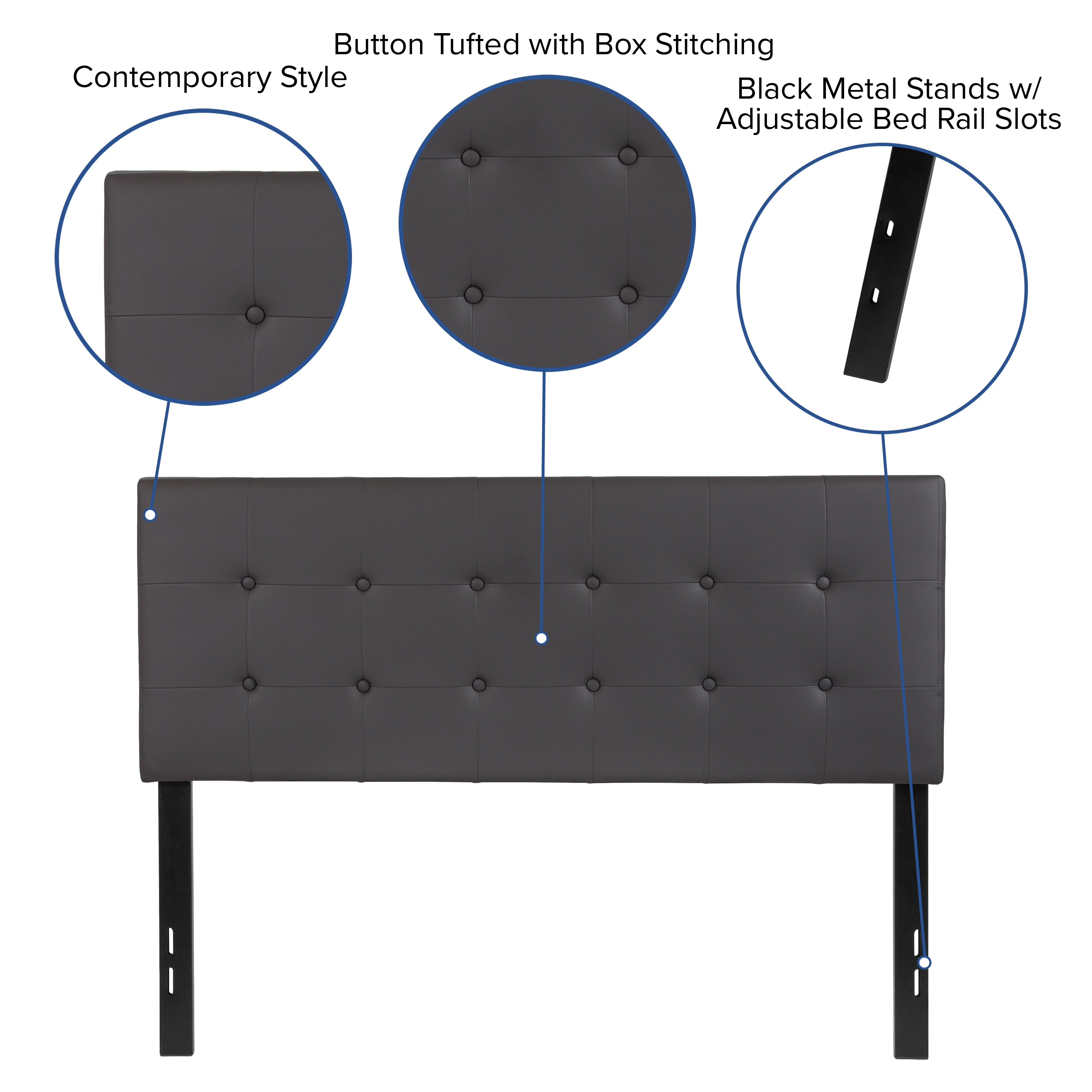 Flash Furniture 889142216230 Upholstered-Headboards - View #6