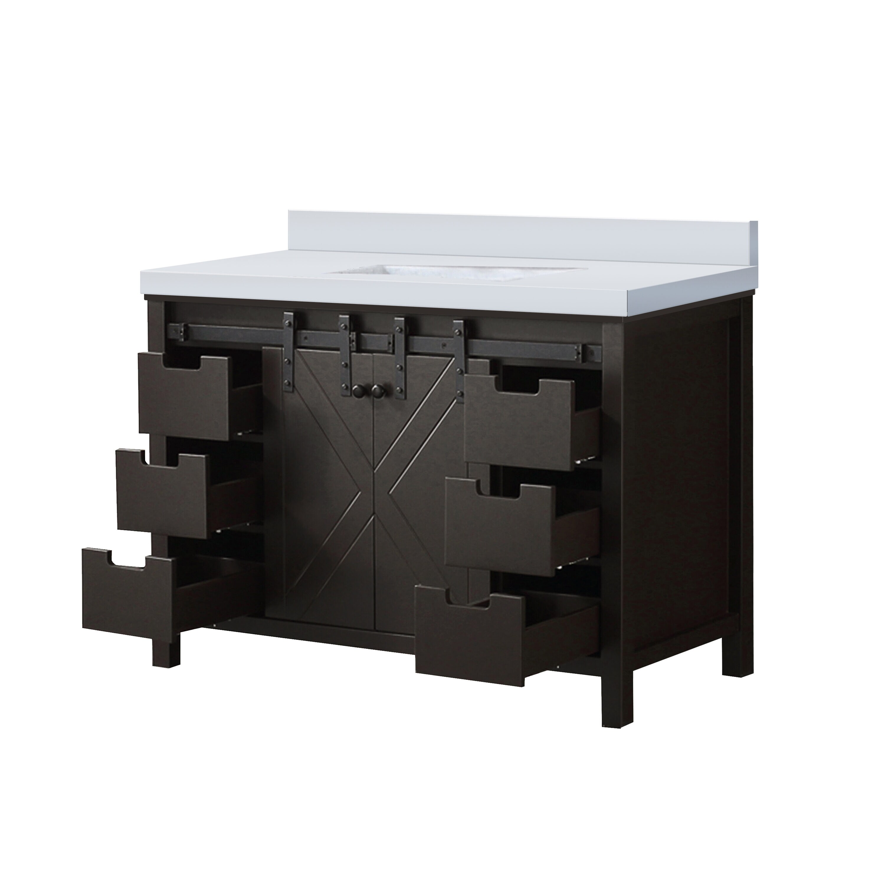 Lexora LVM48SC300 Bath-Vanity-Combo - View #5