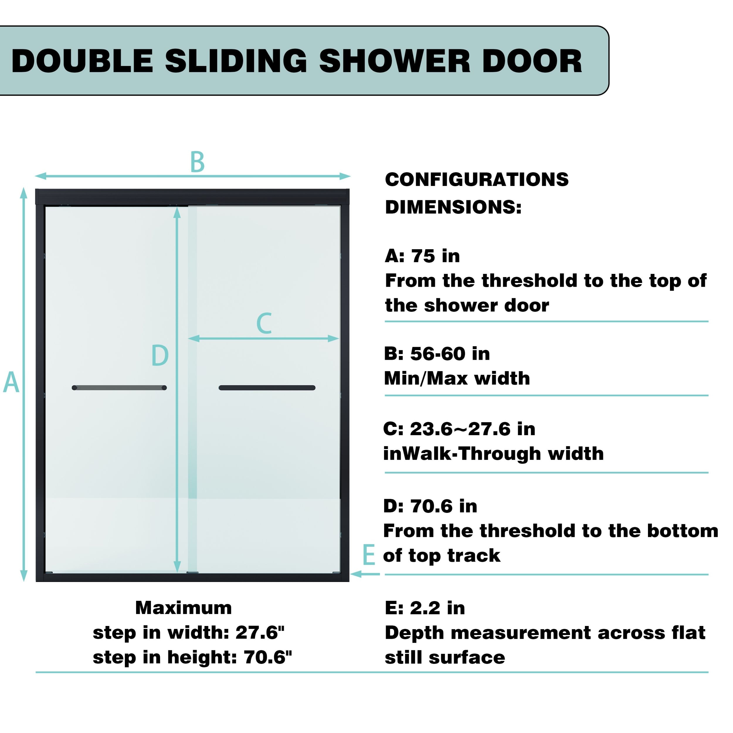 WELLFOR P279896 Shower-Doors - View #3