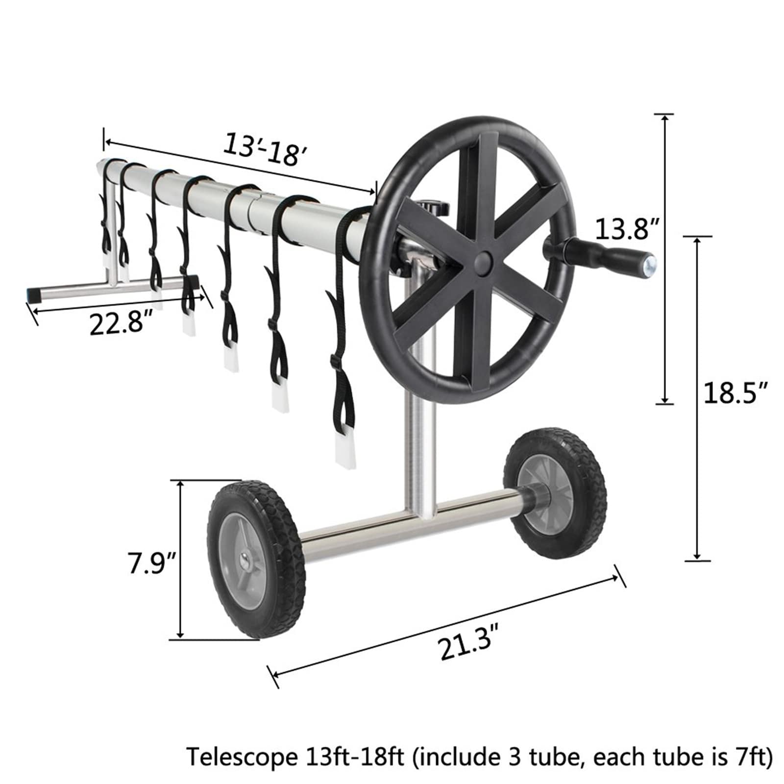 VINGLI LS-G26000166+67 Solar-Pool-Cover-Reels - View #3