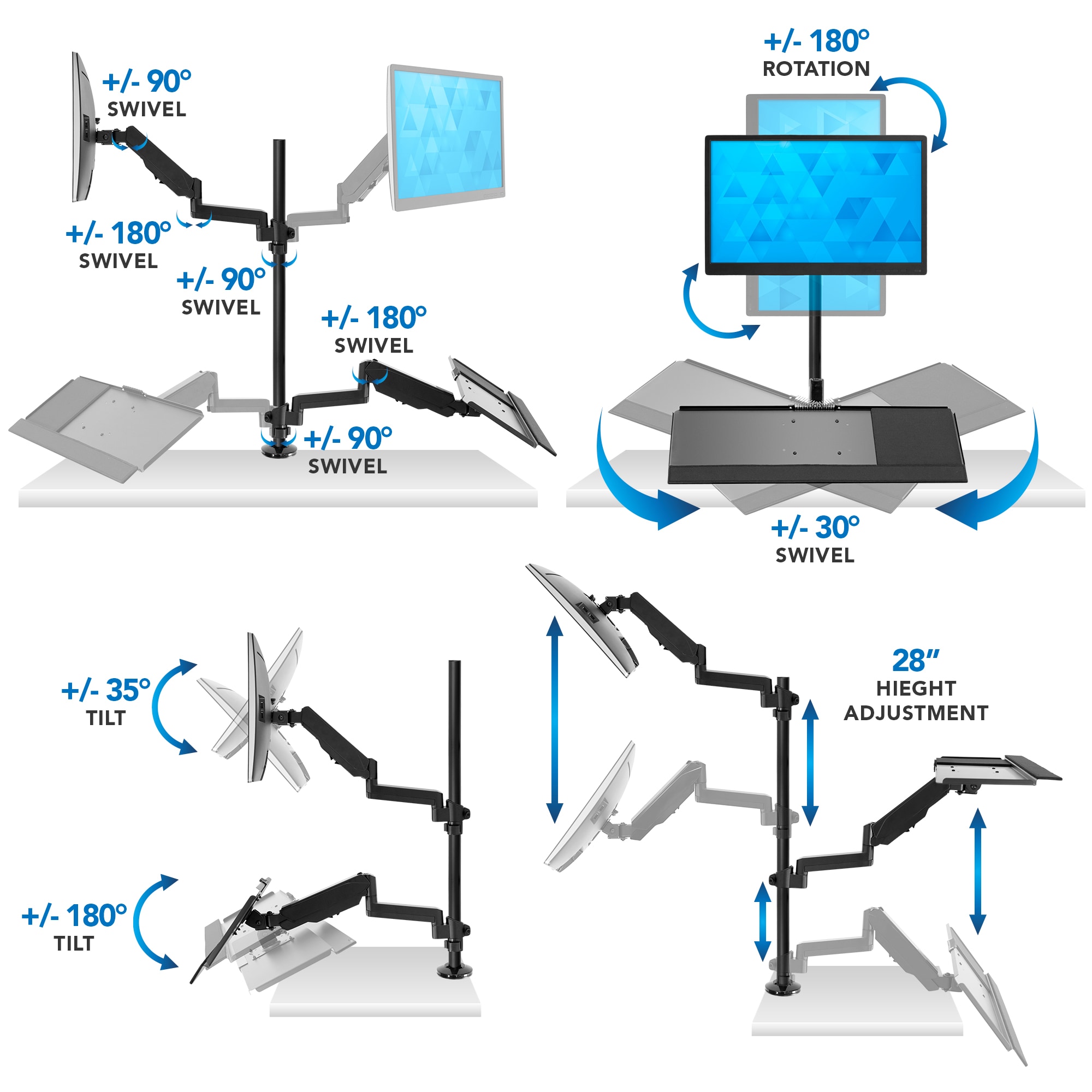 Mount-It! MI-7995 Office-Accessories - View #7