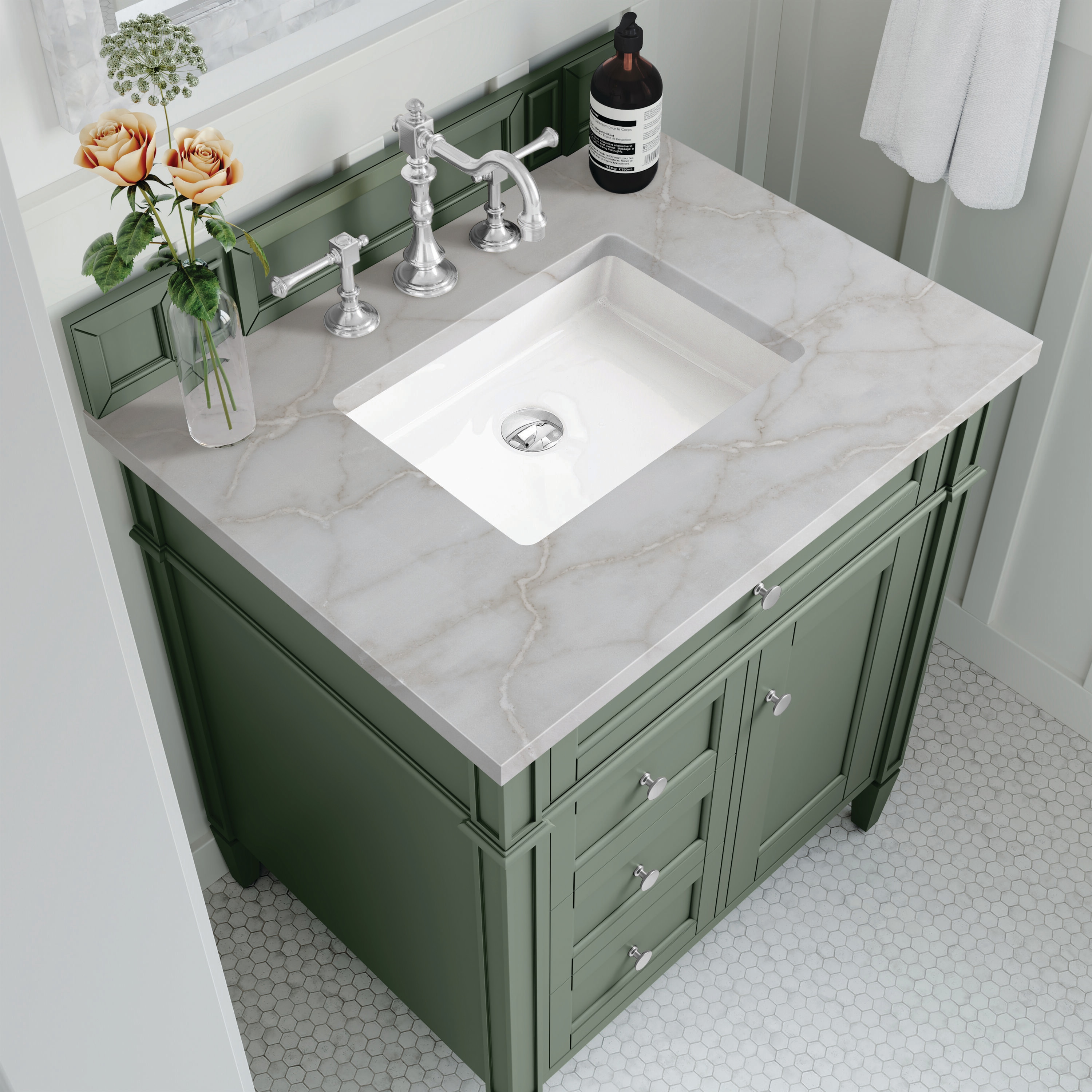 James Martin Vanities 650-V30-SC-3VSL Bath-Vanity-Combo - View #4
