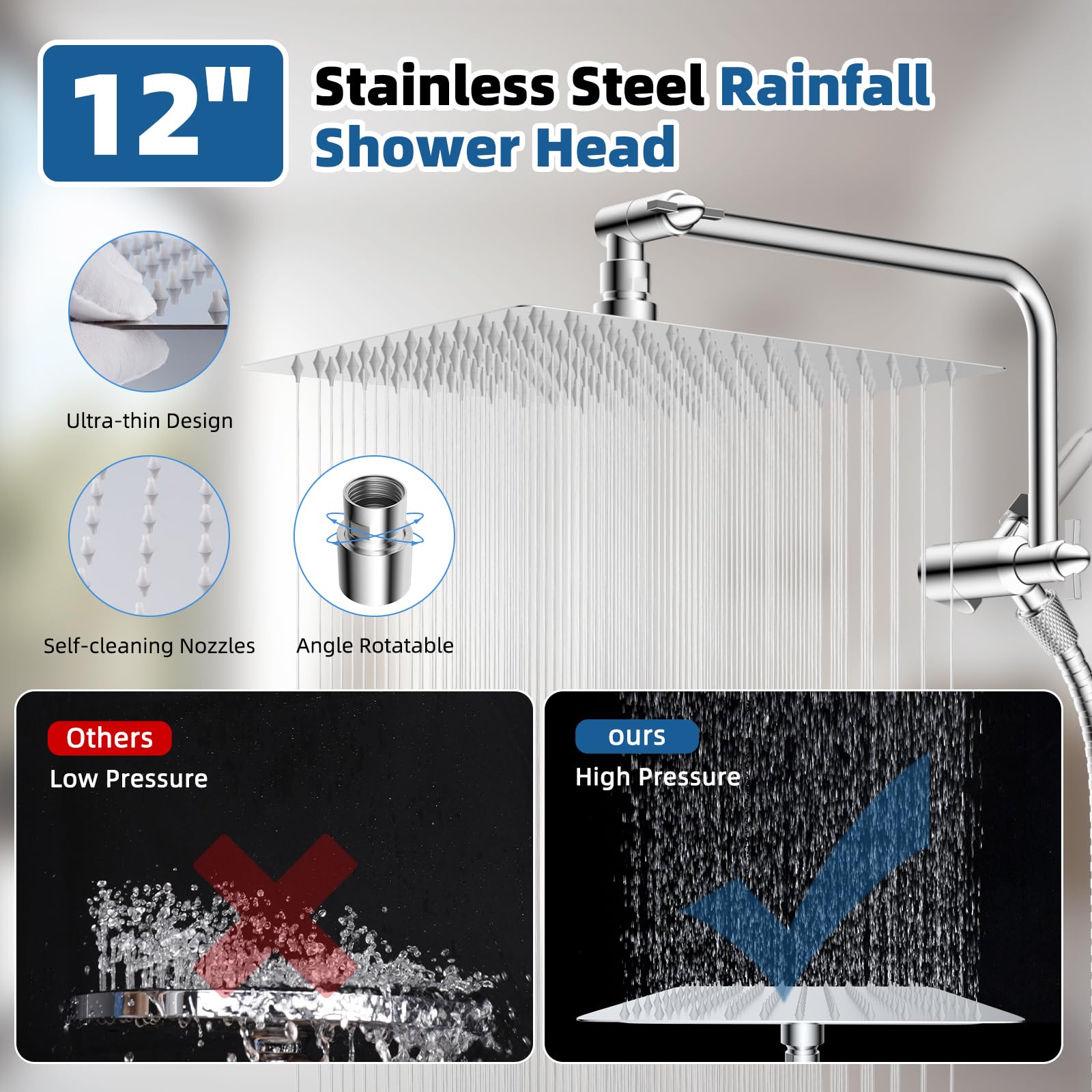 Yichuhaoxi LYI0706Y115 Showerhead-Bar-Panels - View #3