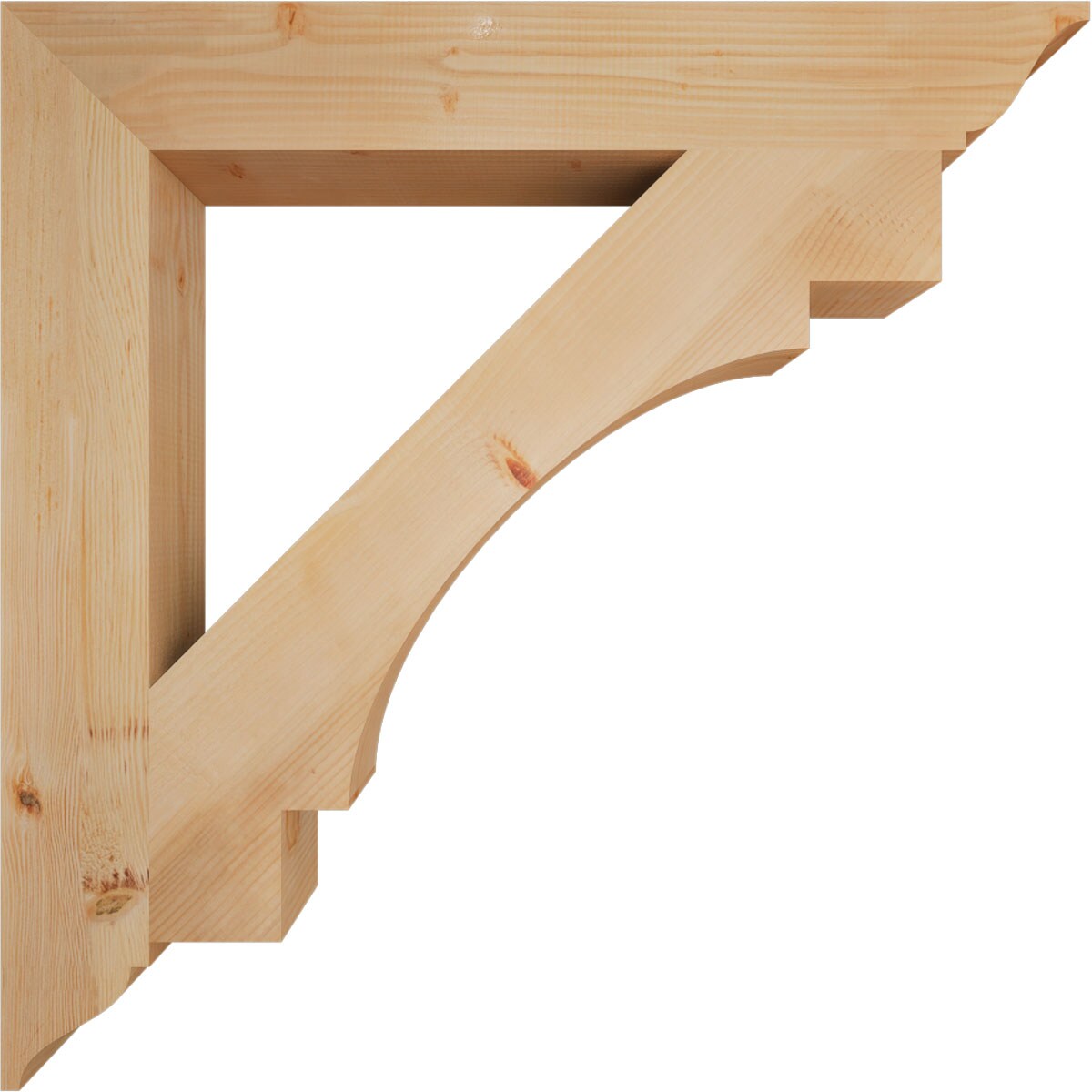 Ekena Millwork BKT06X44X44MRC01SDF Exterior-Brackets-Braces - View #3