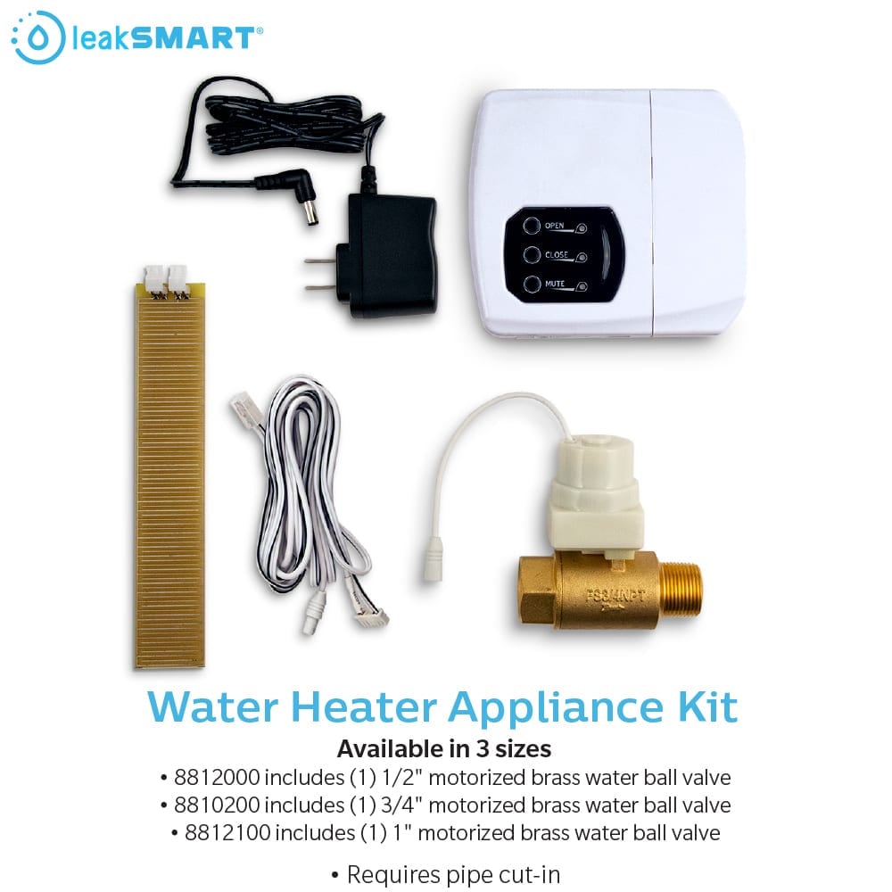 Battery-Powered Water Heater Leak Detector, Alarm & Automatic Shut-Off  System – RS-074-3/4