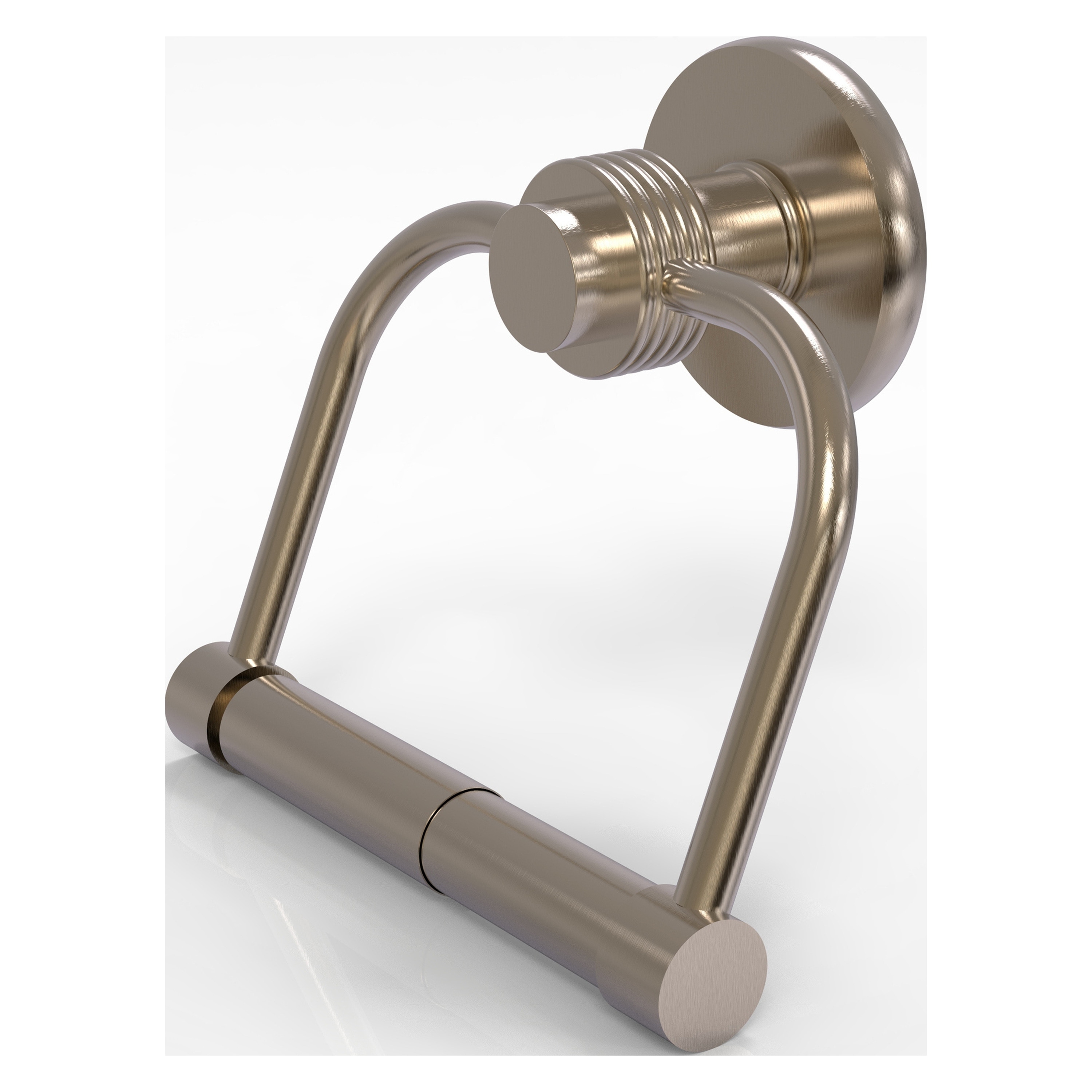 Allied Brass 924G-PEW Mercury Antique Pewter Wall mount Double post Toilet Paper Holder 1 -Rolls with Storage