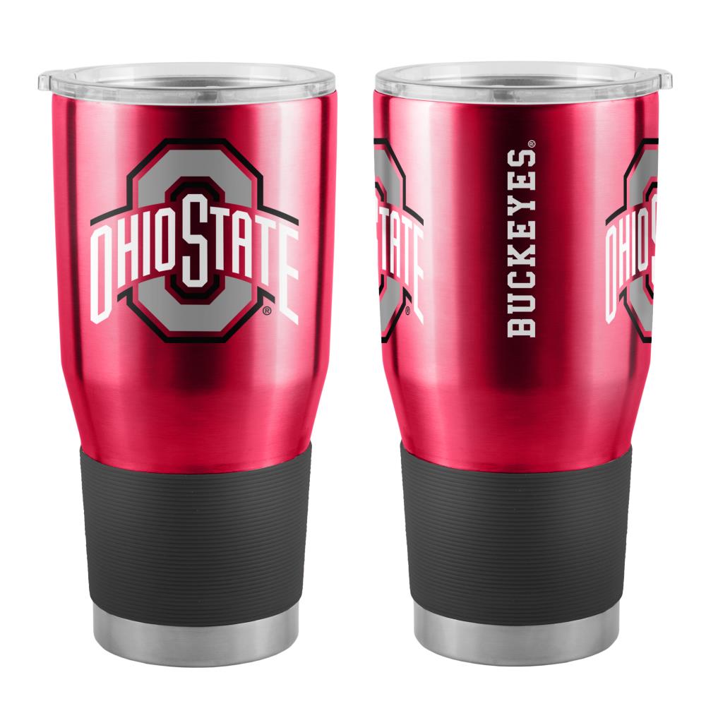 Logo Brands Ohio State Buckeyes 20-fl oz Stainless Steel Red Cup Set of: 1  at