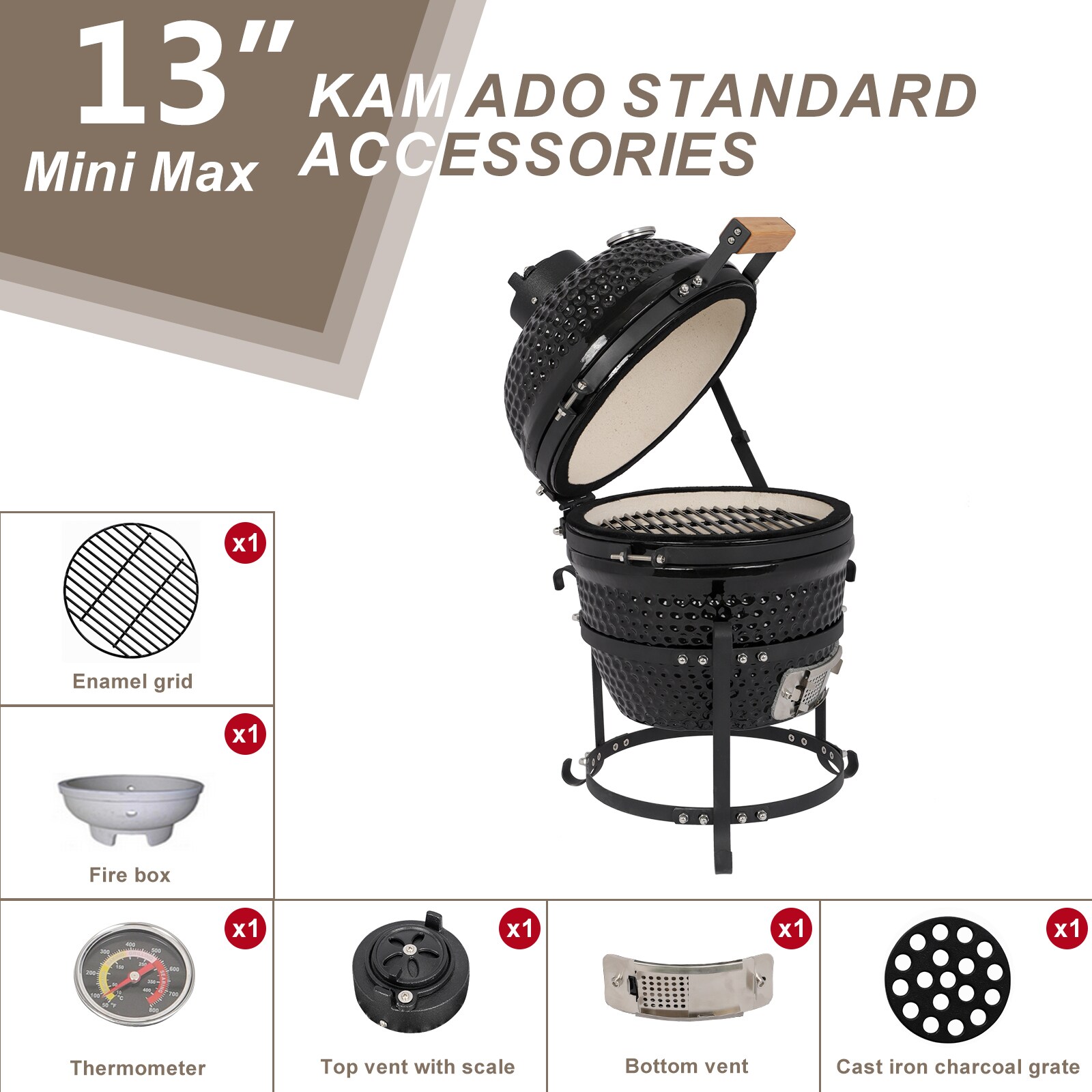 Winado LO1G26001785 Charcoal-Grills - View #7