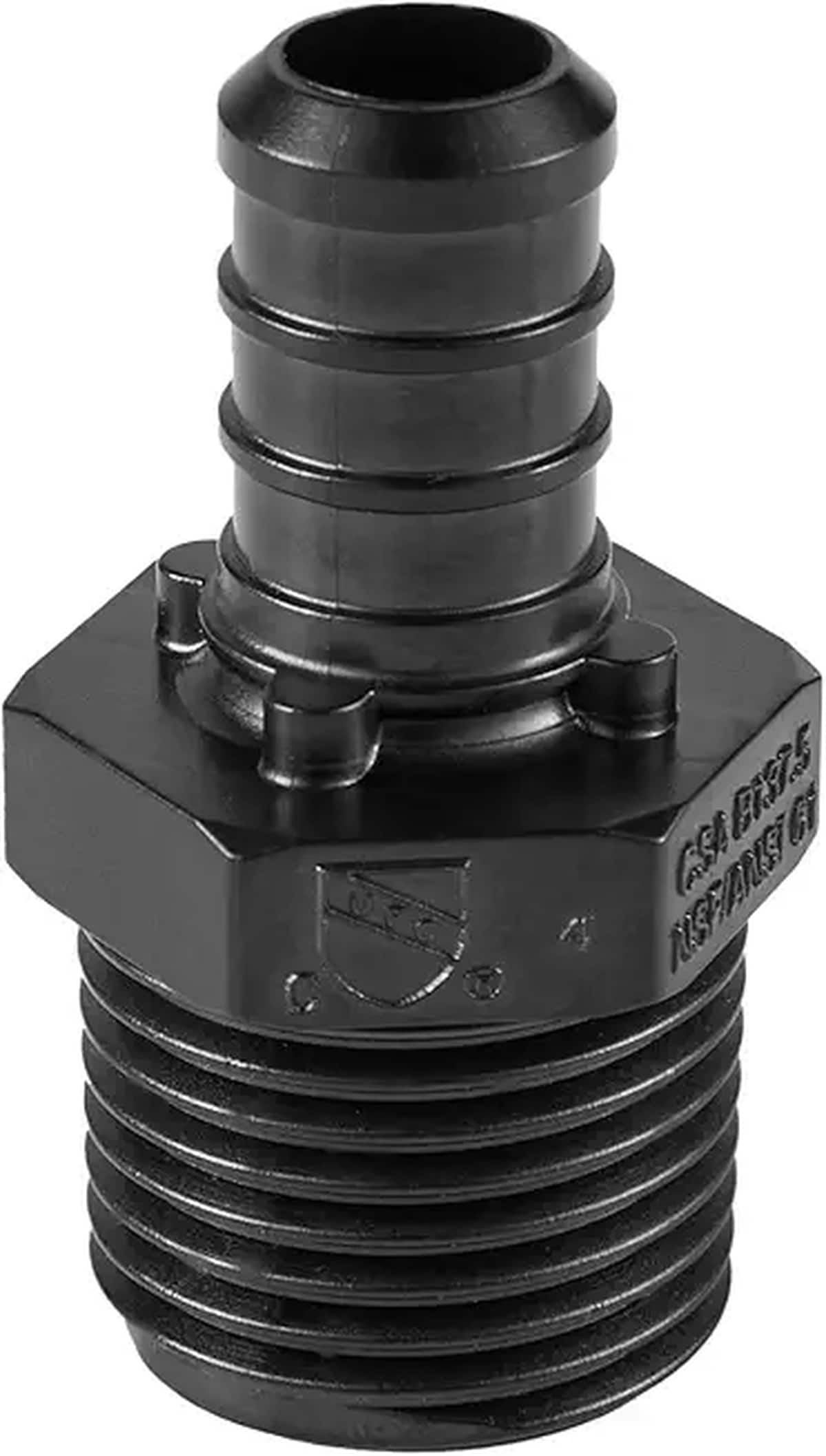 EFIELD  20-Pack Poly PPSU Barb Crimp Pex Fitting 1/2 inch Pex X 1/2 inch NPT Male Adapter Potable Water cUPC Certified