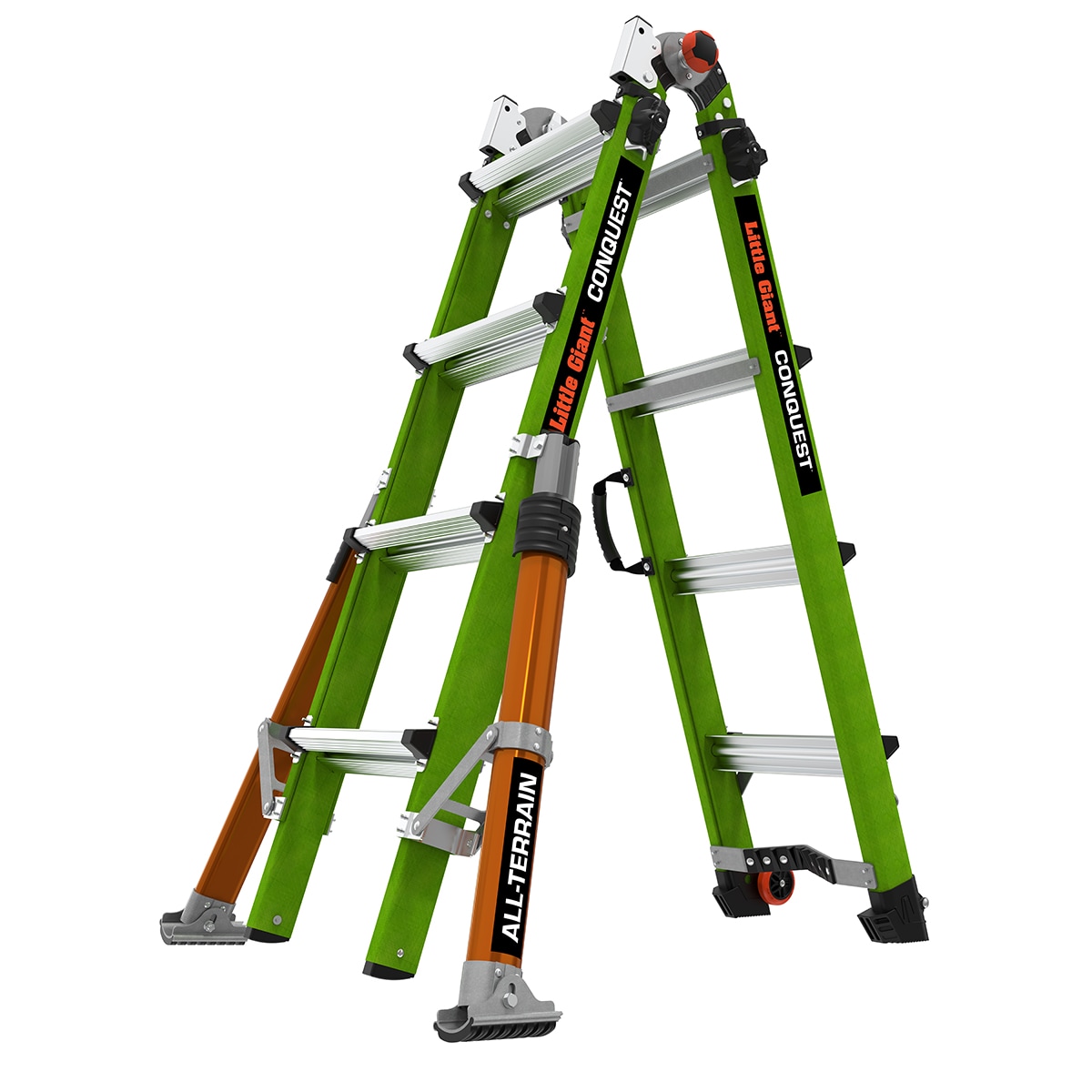Conquest 18.1-ft Reach Type 1a- 300-lb Load Capacity Telescoping Multi-Position Ladder | - Little Giant Ladders 17107-001