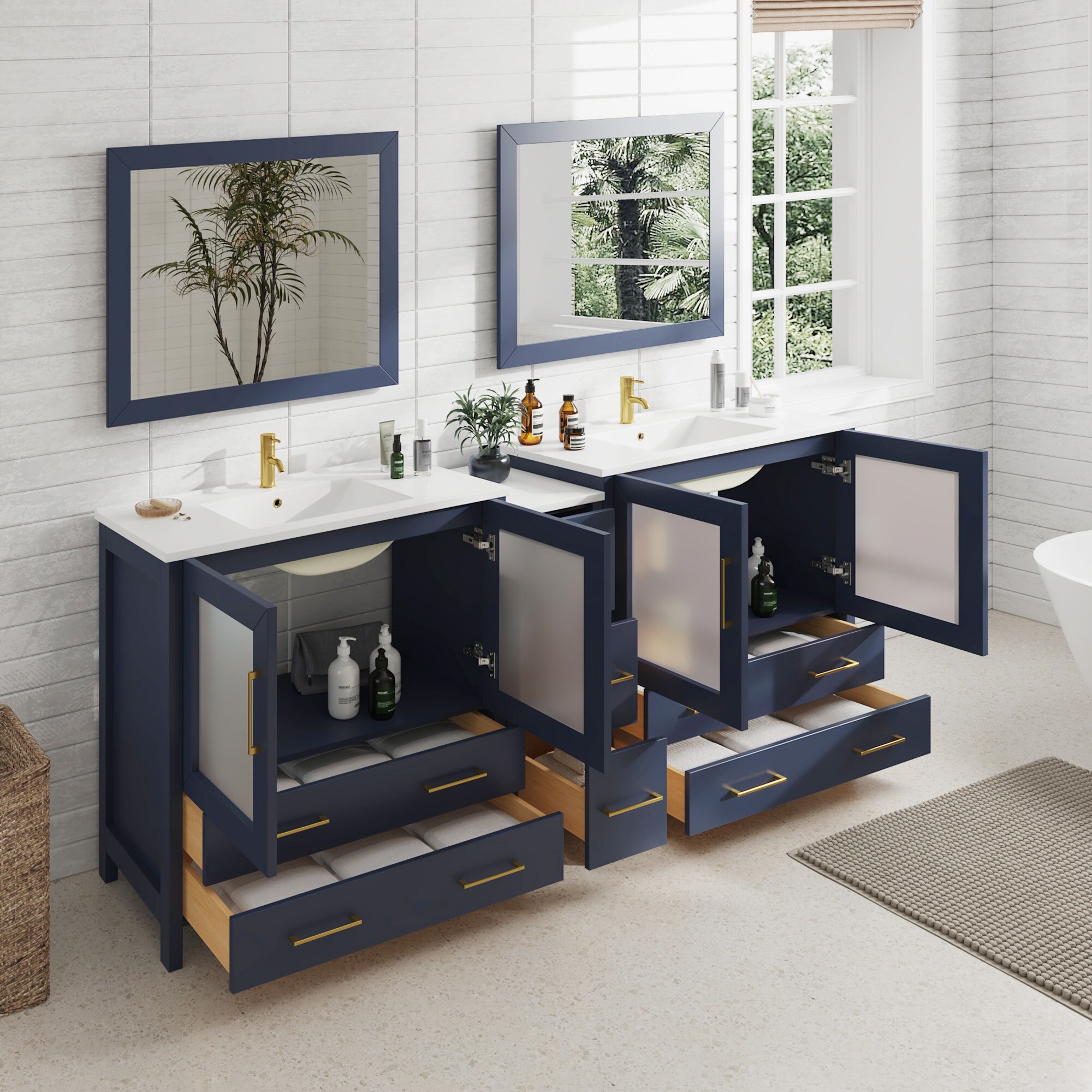 Vanity Art VA3036-84B Bath-Vanity-Combo - View #3