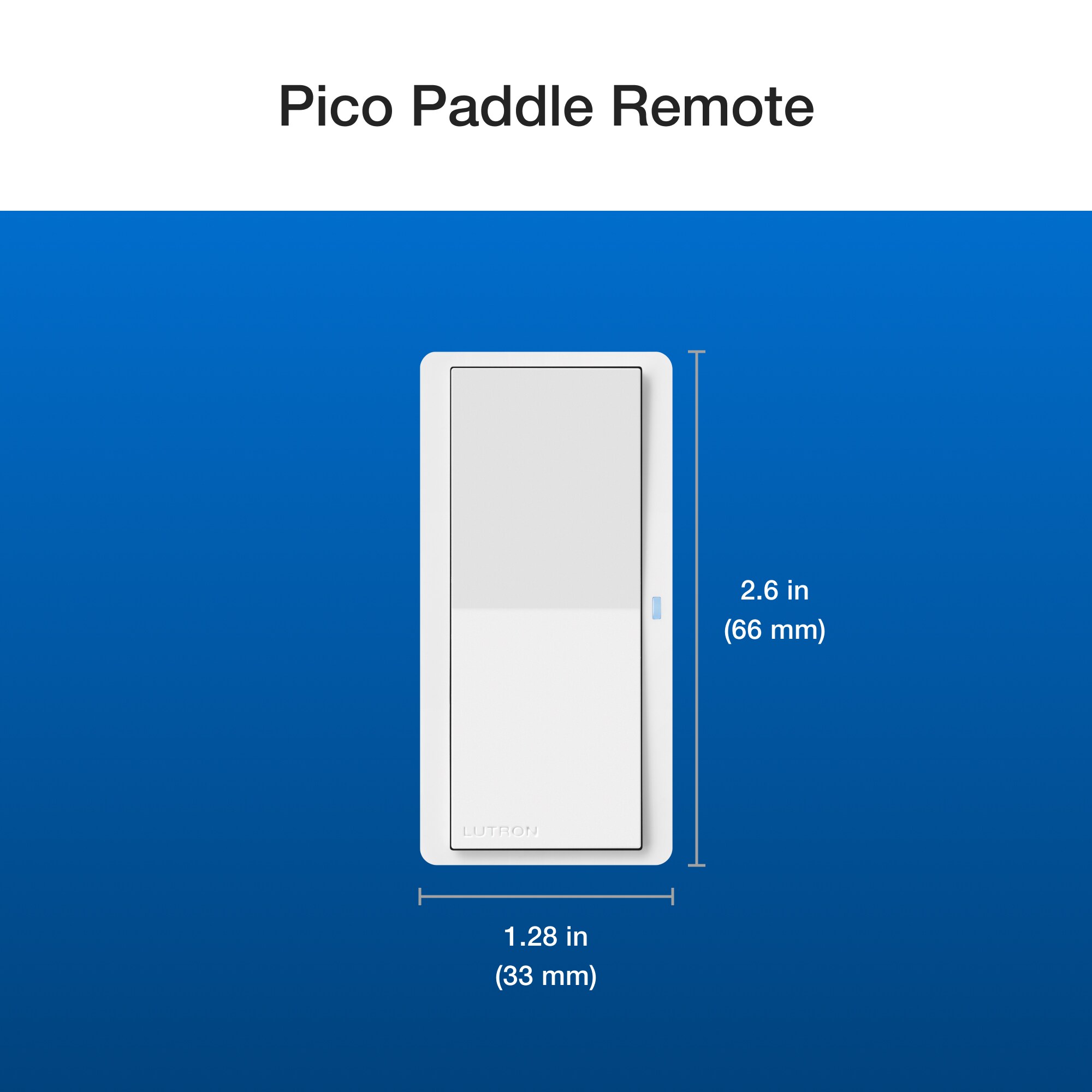 Lutron Pico Paddle Remote Kit for Caseta White Smart Remote Control Kit