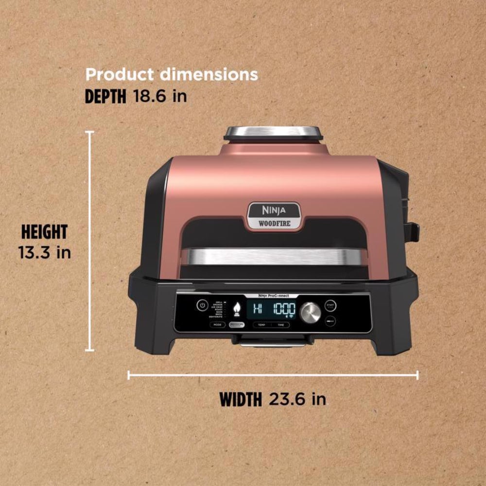 Ninja Woodfire Pro Electric Grill and Smoker Rust in the Electric