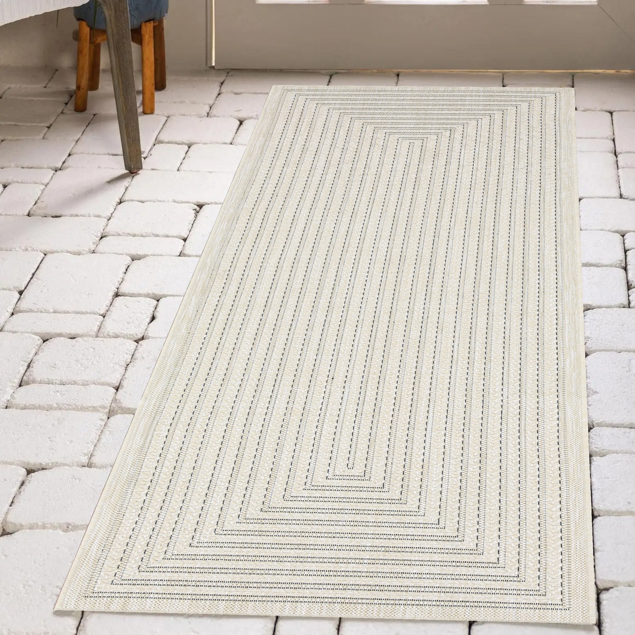 Playa Rug PLY-VIO-IVORY-2X8 rugs - View #4