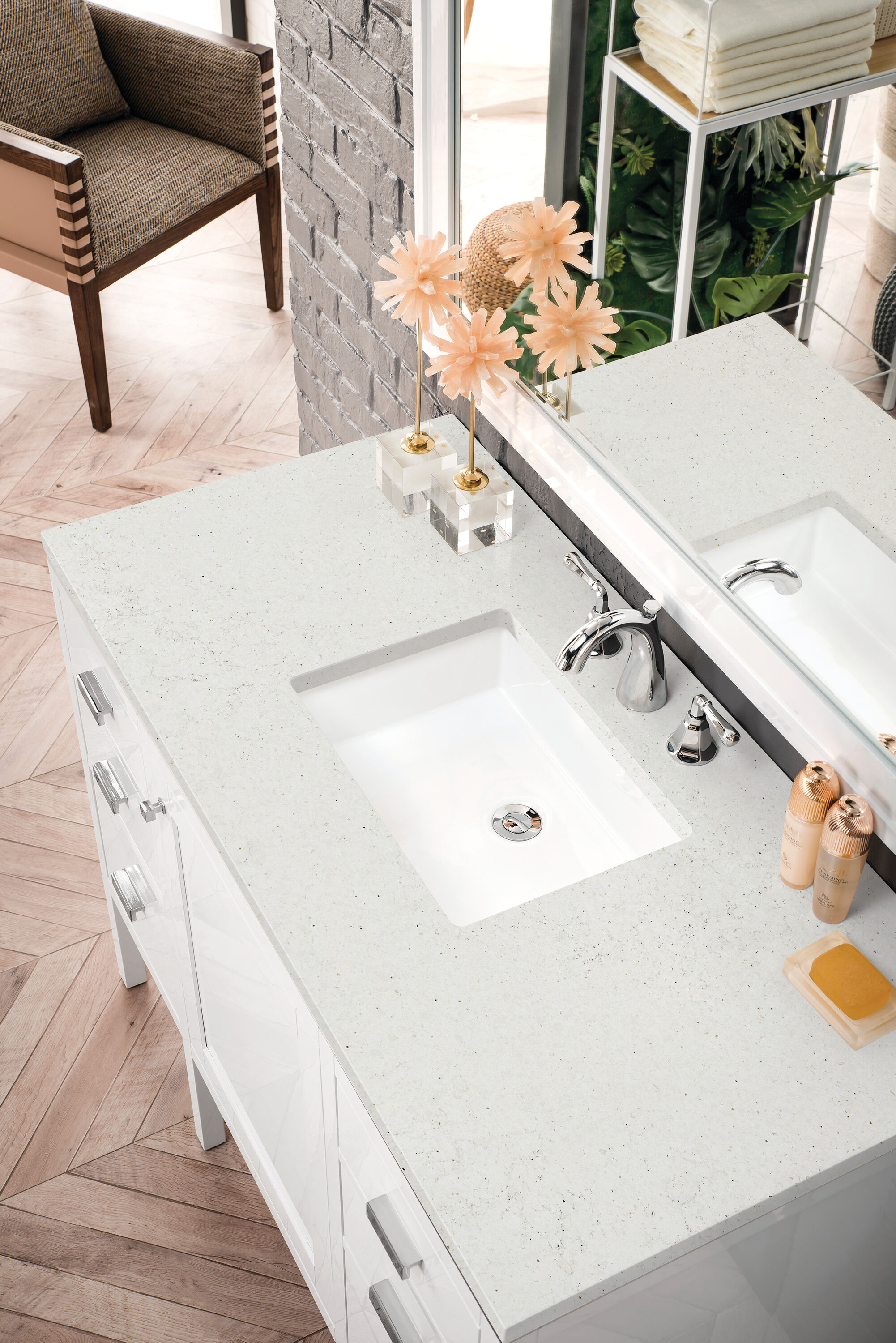 James Martin Vanities E444-V48-GW-3LDL Bath-Vanity-Combo - View #9