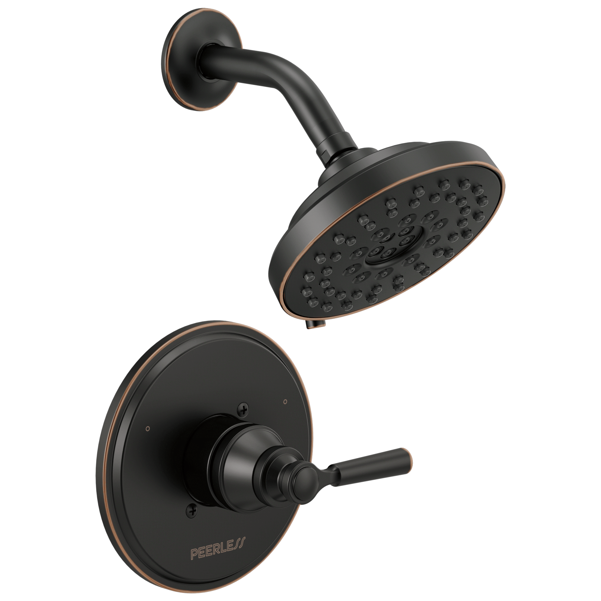 Peerless PTT14223-OB Westchester Oil Rubbed Bronze 1-handle Multi-function 6.0000-Inches Round Shower Faucet
