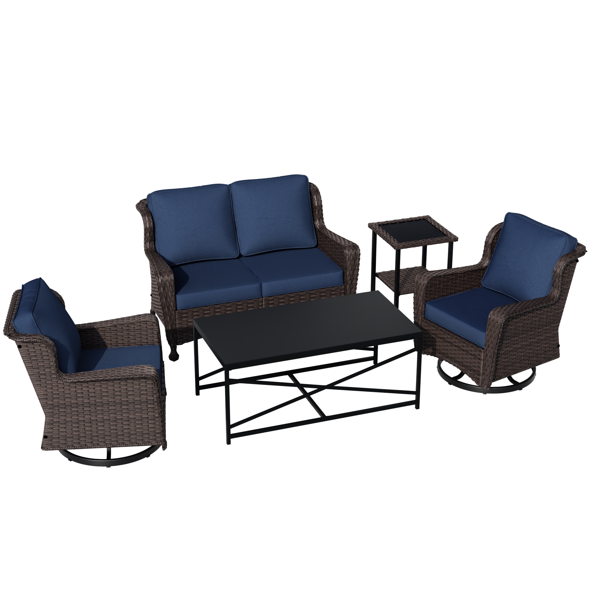Gardenbee MA09B25M77-L Patio-Conversation-Sets - View #6