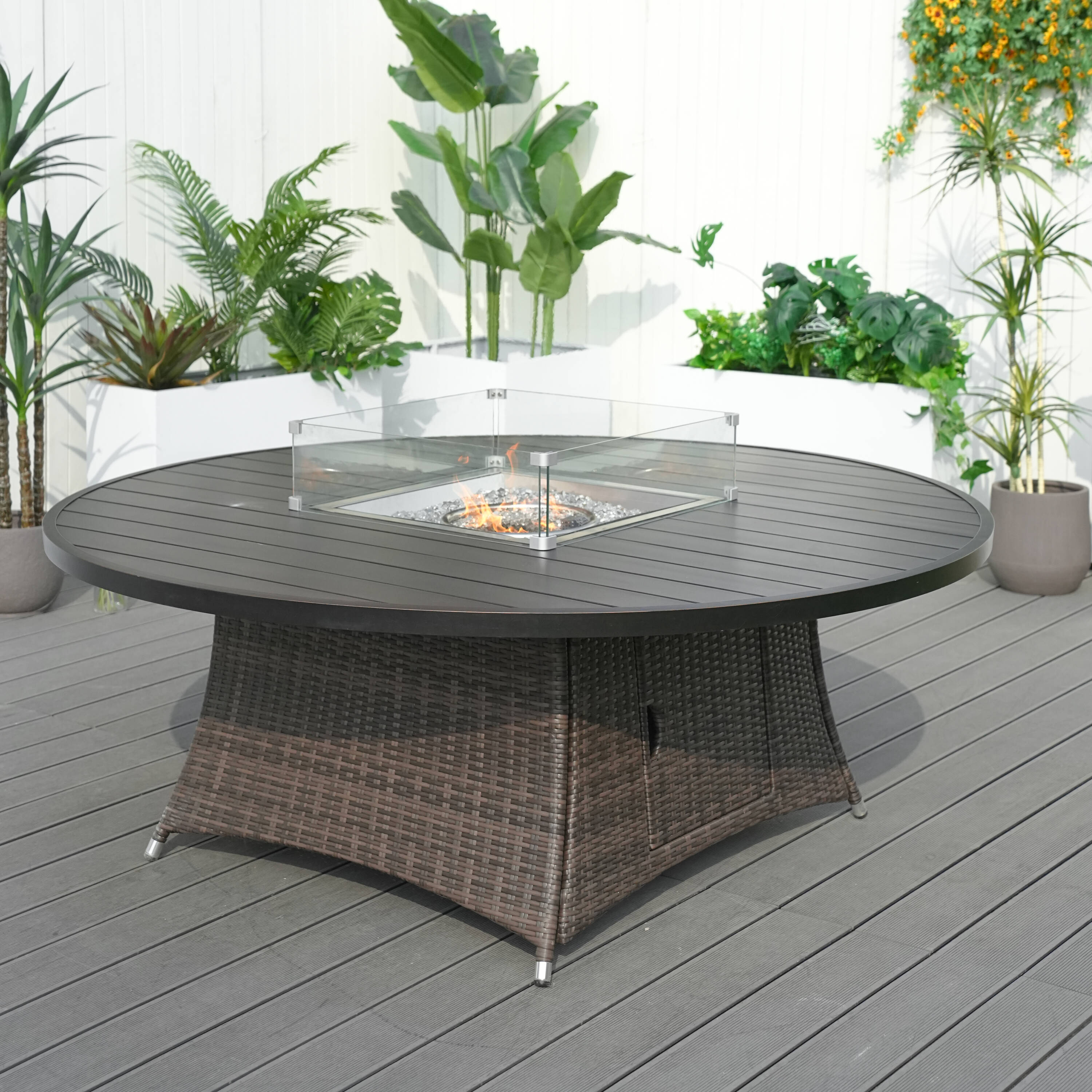 Direct Wicker DWG-1108A-BR-T Outdoor-Gas-Firepits - View #5