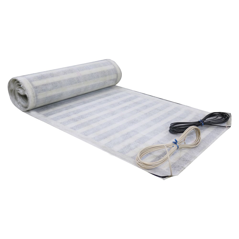 1.5 ft x 15 ft / 120V ThermoTile In-Floor Heating Mat - Electric Radiant Heating for Ceramic & Stone Tile Flooring