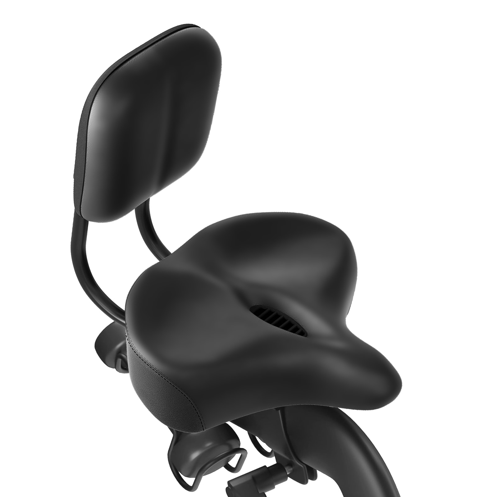 MOONCOOL -  Oversized Bike Seat with Adjustable Backrest 13 in length and 11.8 in width Padded Sa...