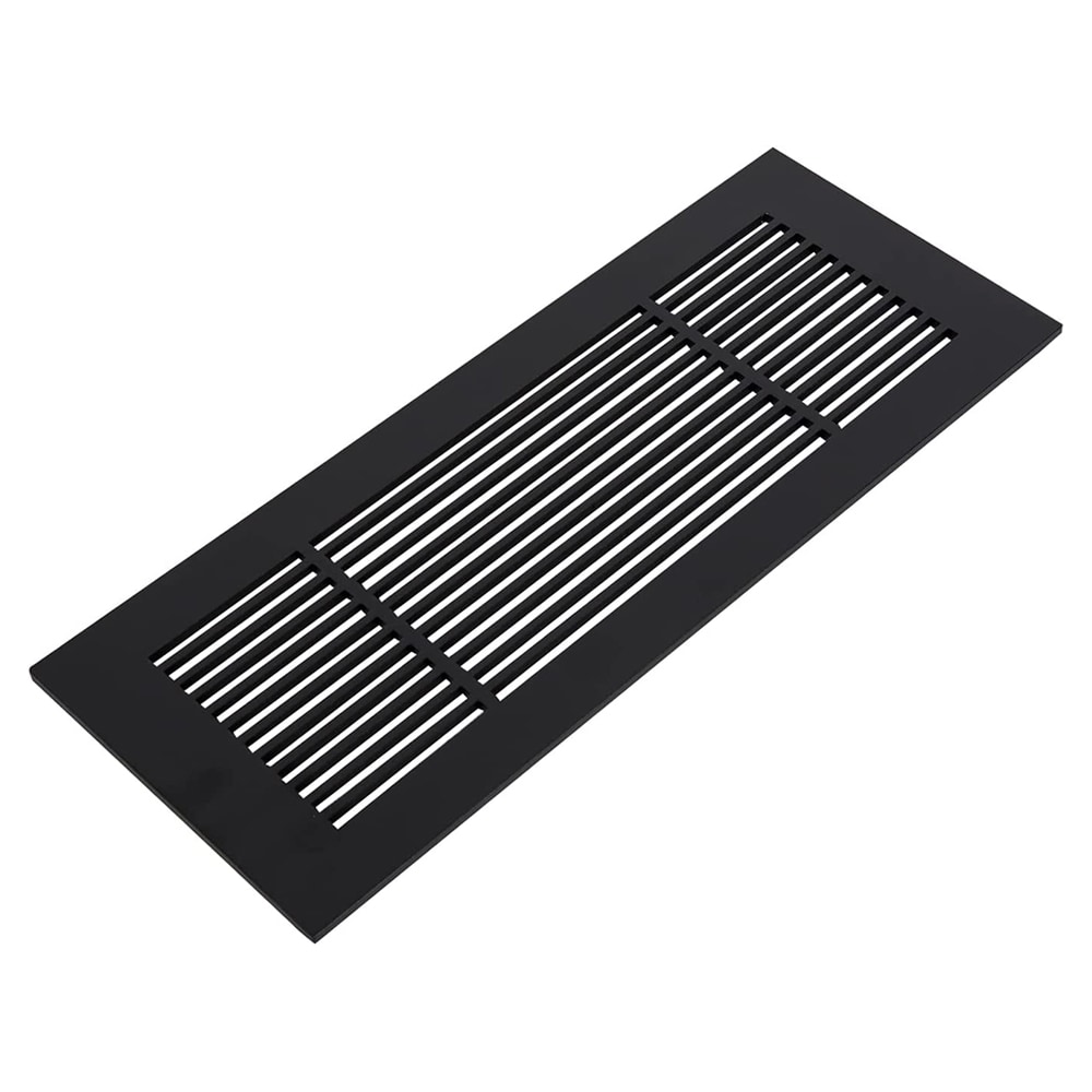 Reggio Register RYL16-814-SBNH 6-in x 12-in Steel Black Floor Register