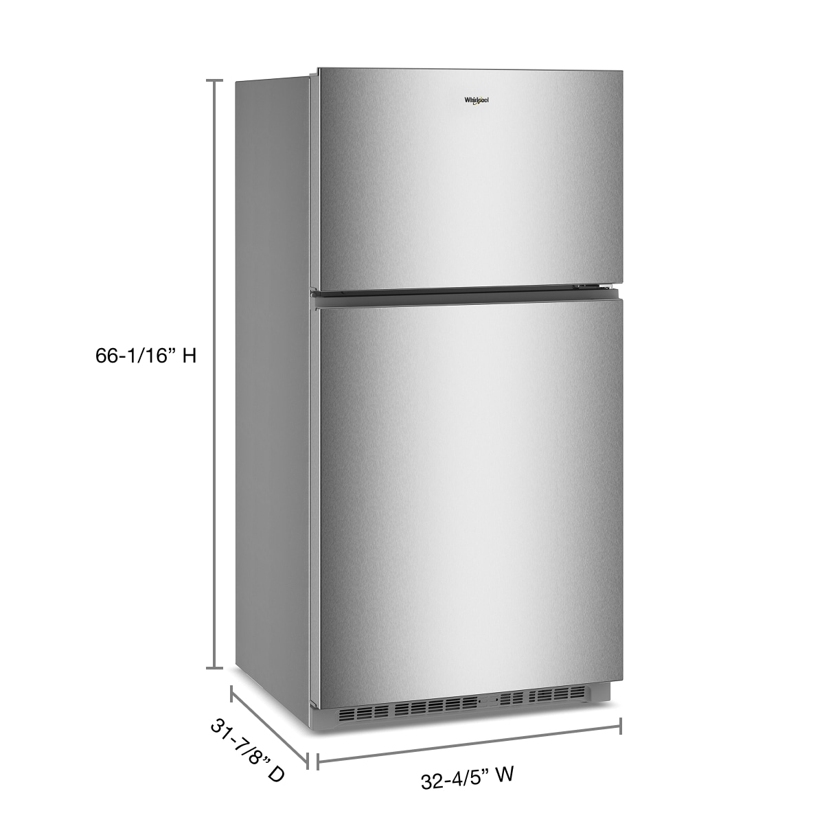 Whirlpool WRTX5421TZ Top-Freezer-Refrigerators - View #3