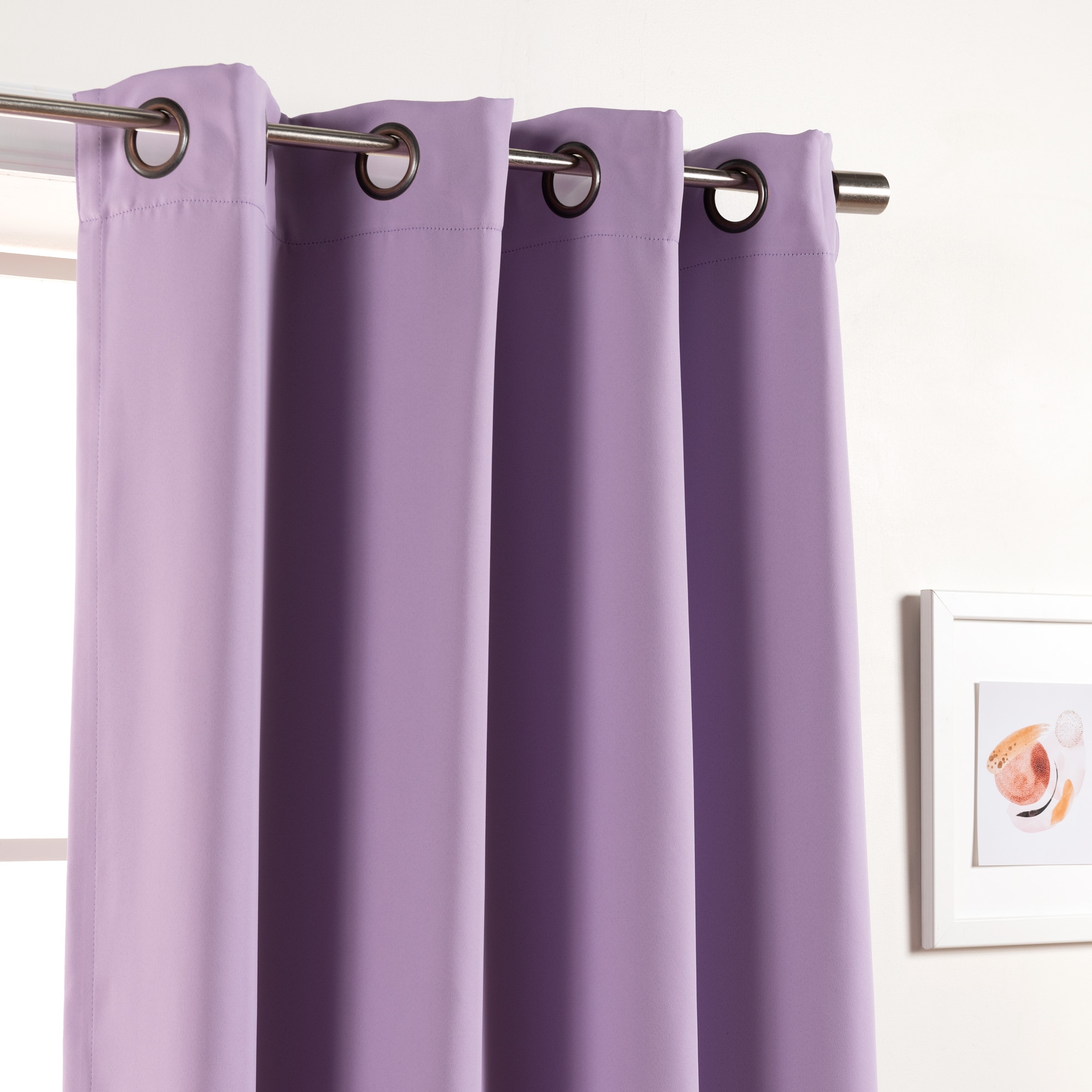 Best Home Fashion GROM-108-LAVENDER curtains - View #3
