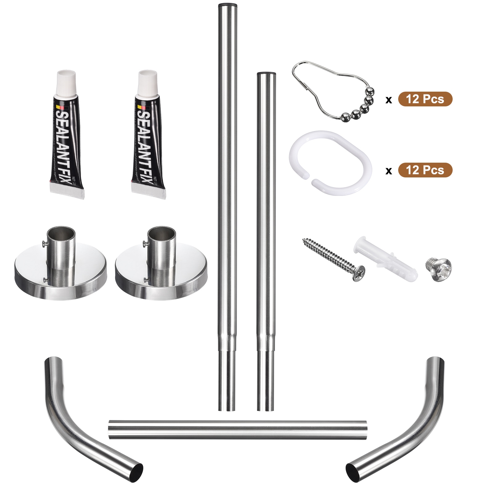Unique Bargains S25112601UX1289 Shower-Rods - View #3
