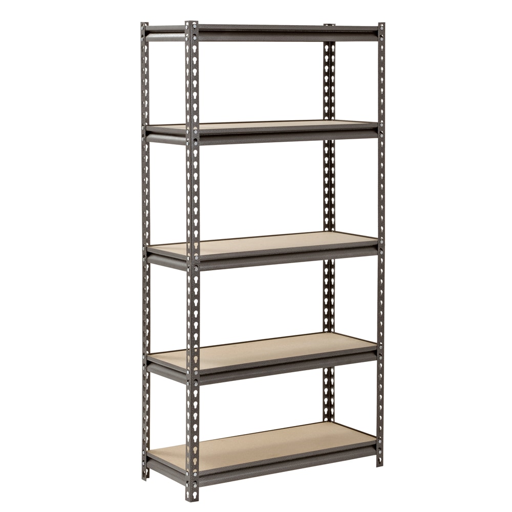 5-Shelf 30 in. x 12 in. x 60 in. Freestanding Storage Unit-GRZR5-3012-5PCB  at The Home…