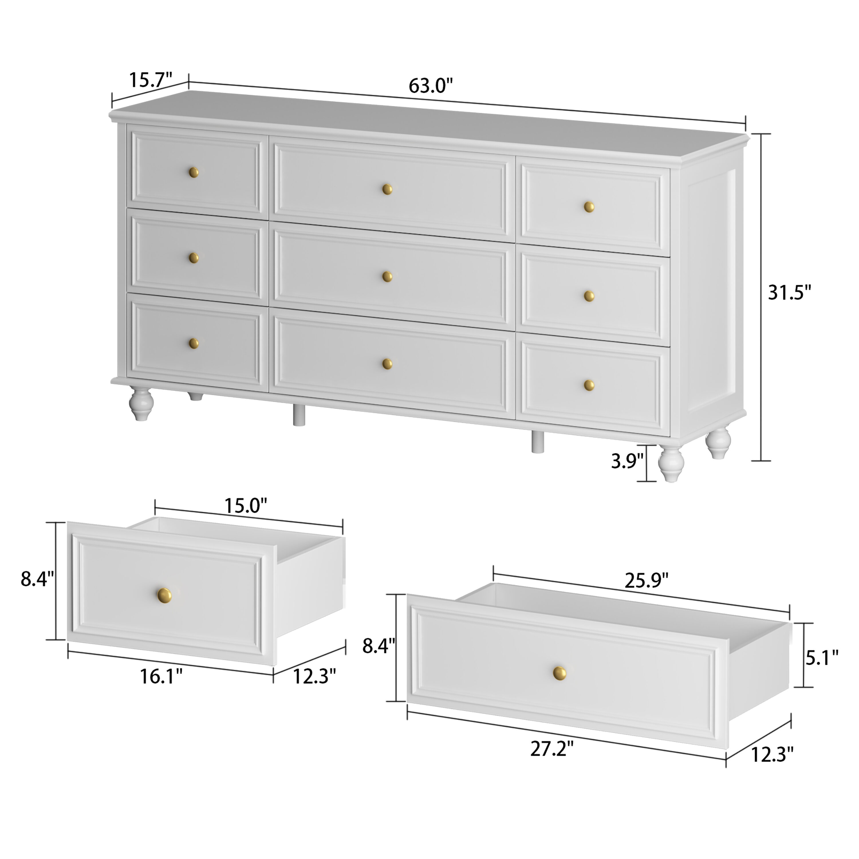 FUFU&GAGA LJY-KF390005-01 dressers - View #10