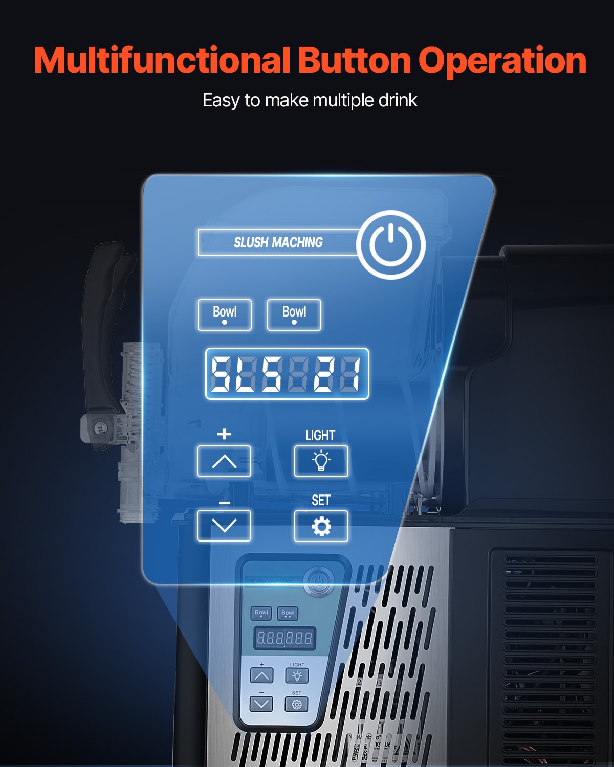 VEVOR SCSYXRJX24LS06181V1 Frozen-Drink-Makers - View #4
