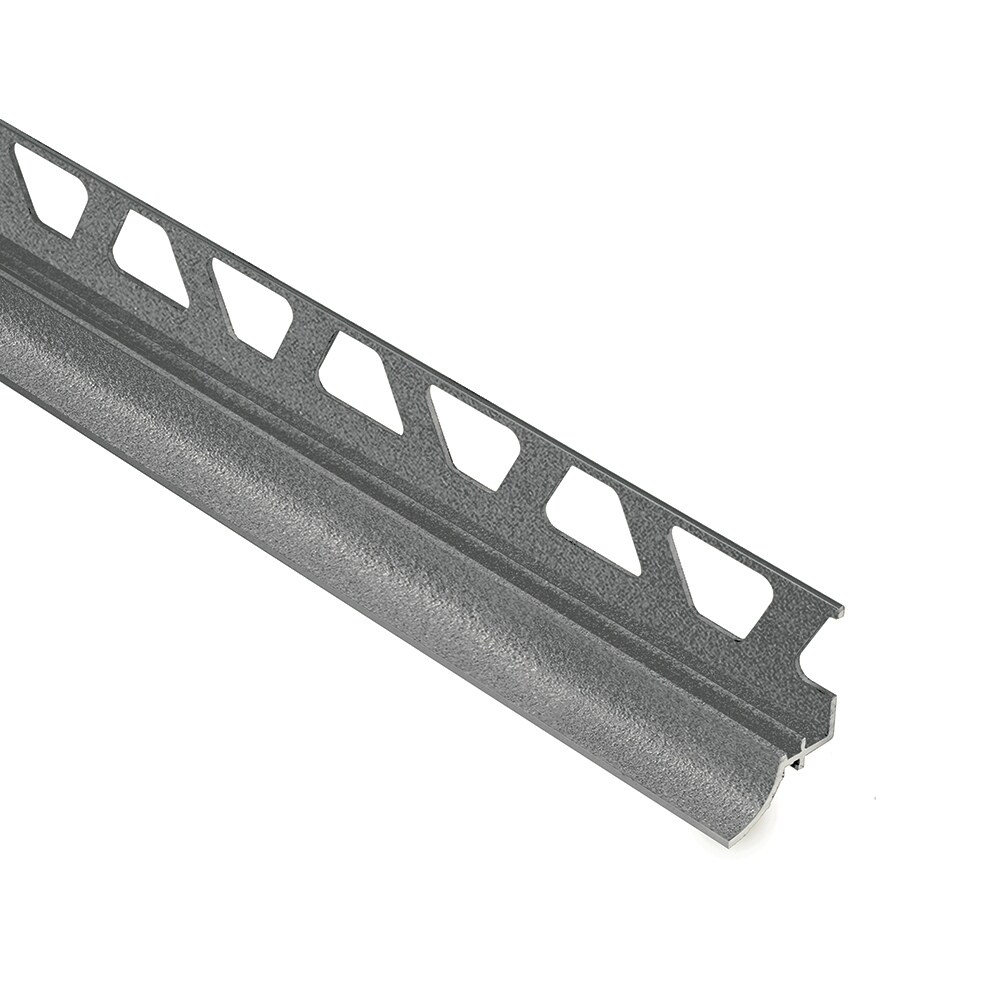 Schluter Systems AHKA80TSG Dilex-AHKA 0.313-in W x 98.5-in L Pewter textured color-coated aluminum Aluminum Cove base Tile Edge Trim
