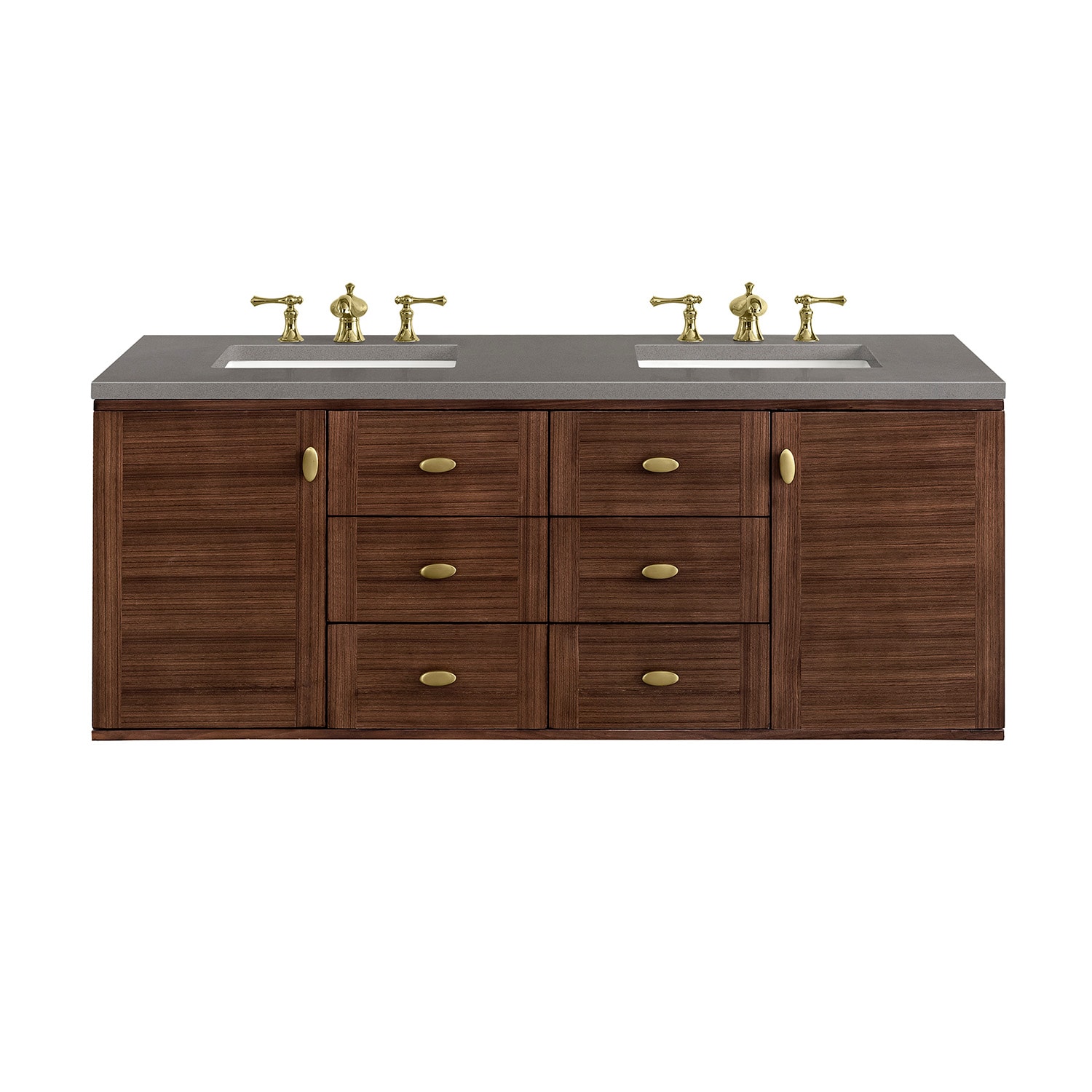 James Martin Vanities 670-V60D-WLT-3GEX Bath-Vanity-Combo - View #2