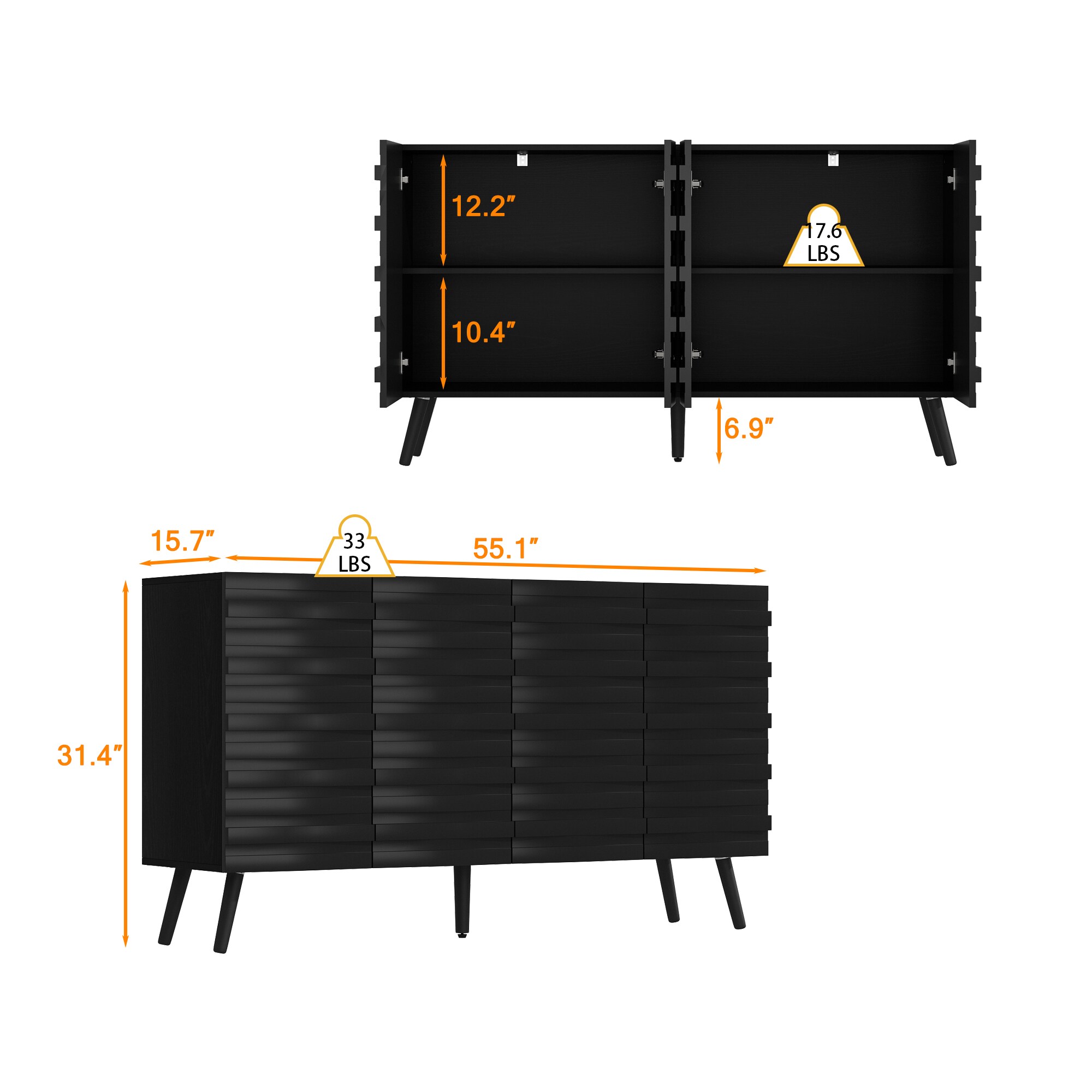 FUFU&GAGA KF390046-01 Dining-Kitchen-Storarge - View #17