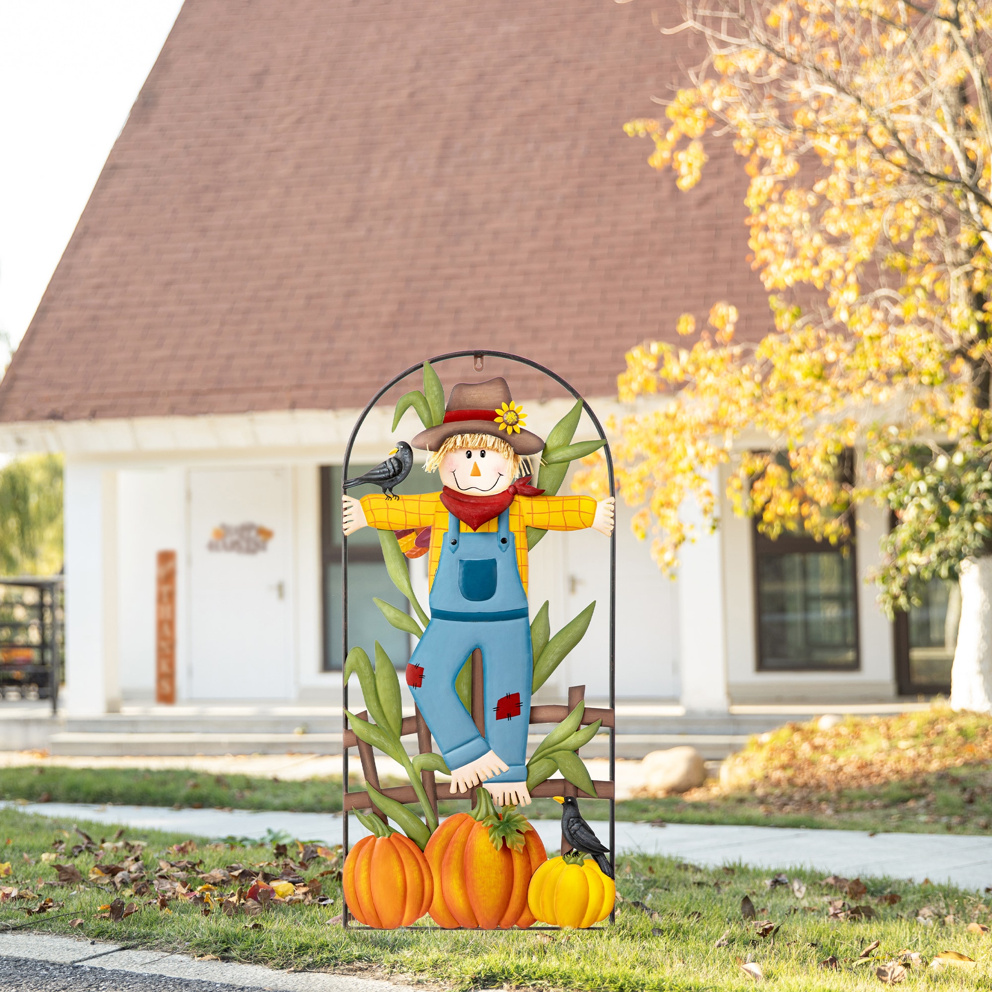 Glitzhome 2030000005 Outdoor-Thanksgiving-Decor - View #2