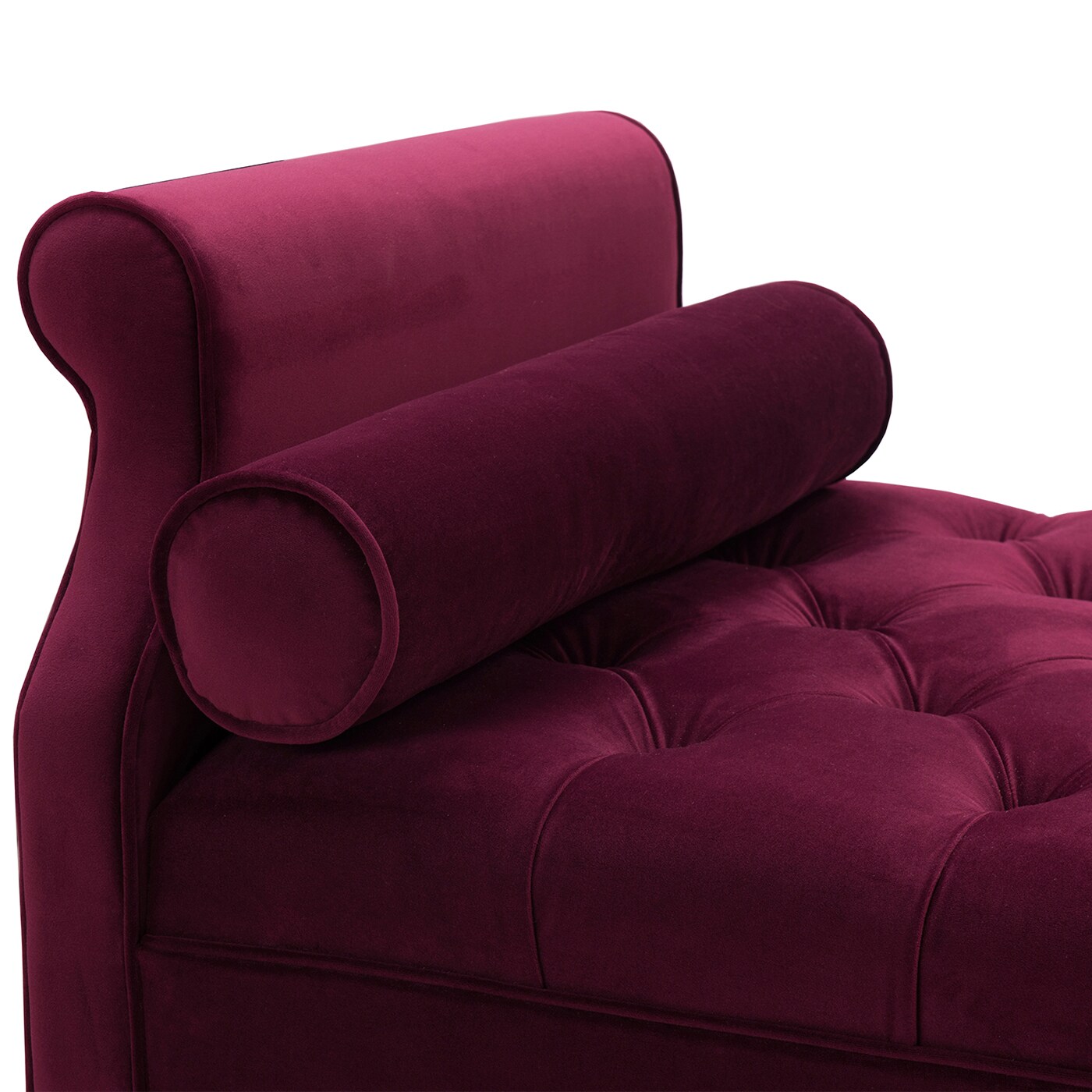 Jennifer Taylor Home Eliza Burgundy Velvet Contemporarymodern Velvet Sofa Bed At 8863