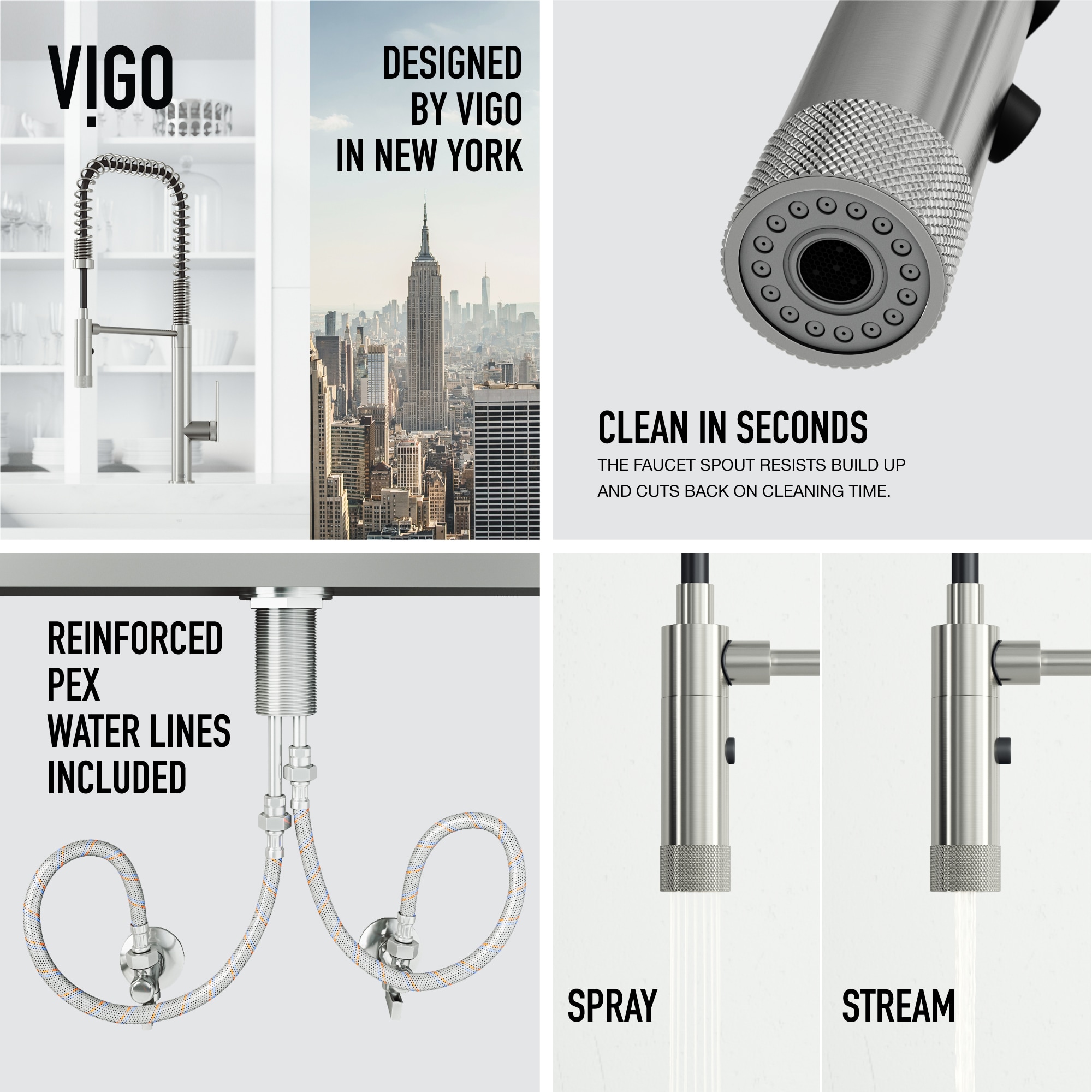 VIGO VG02037ST Kitchen-Faucets - View #7