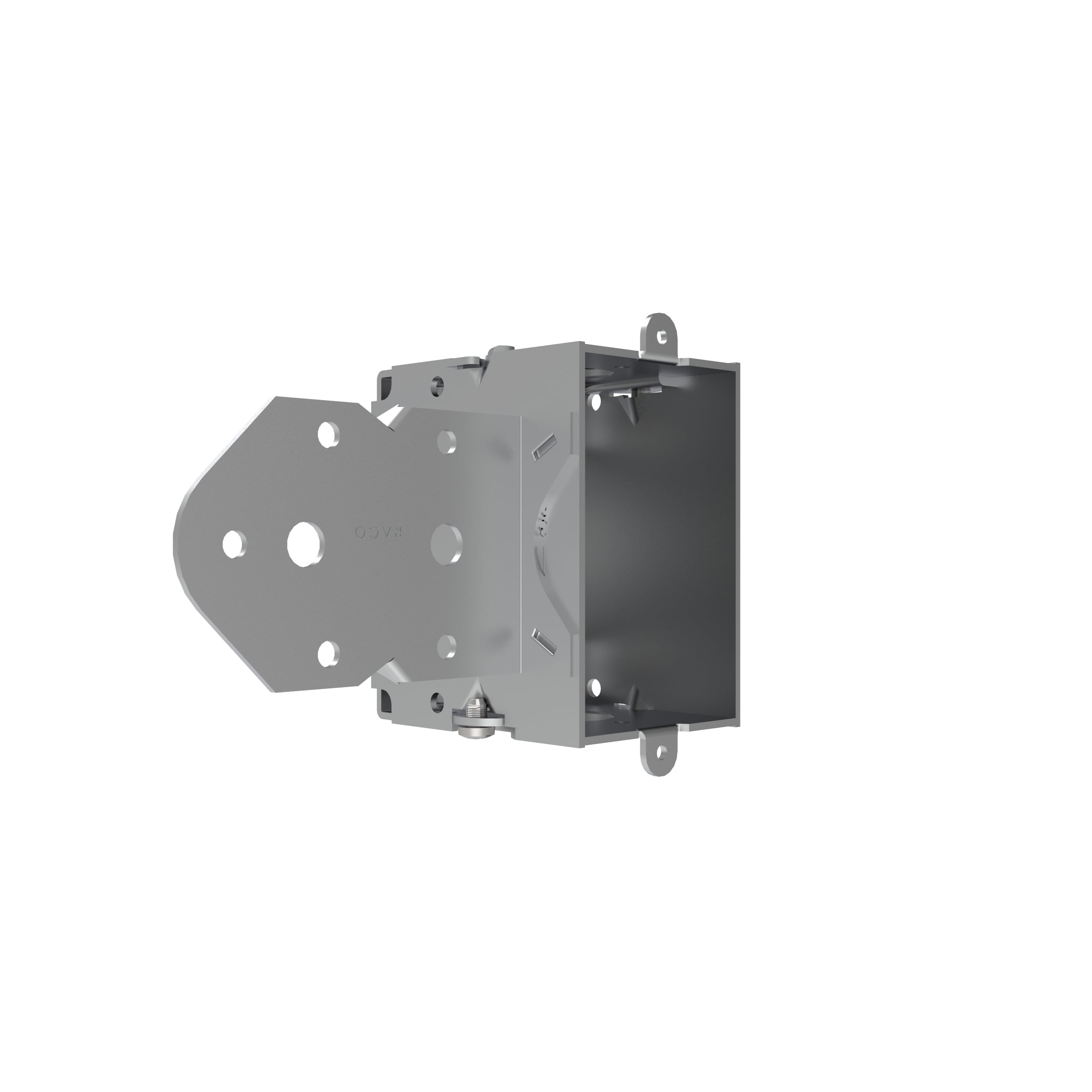 Hubbell 529 RACO 1 -Gang Galvanized steel New work Switch/Outlet Electrical Box