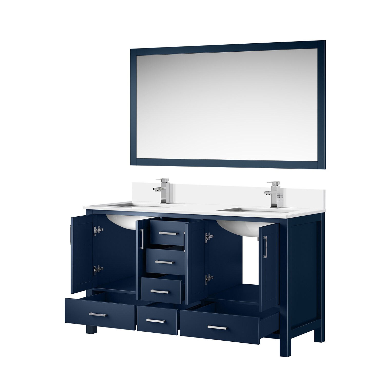 Lexora LJ342260DEWQM58F Bath-Vanity-Combo - View #3