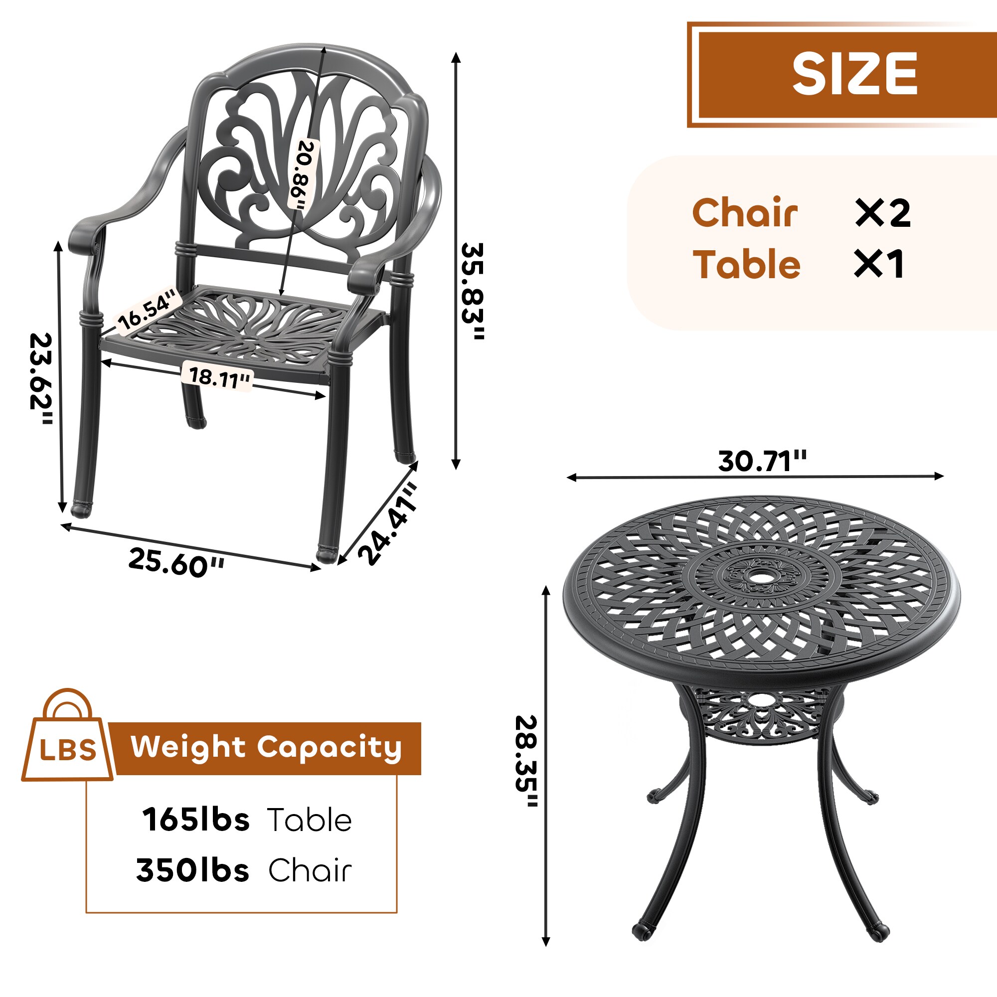 nicesure CSLBK6002CZ2RC1030 Patio-Dining-Sets - View #9